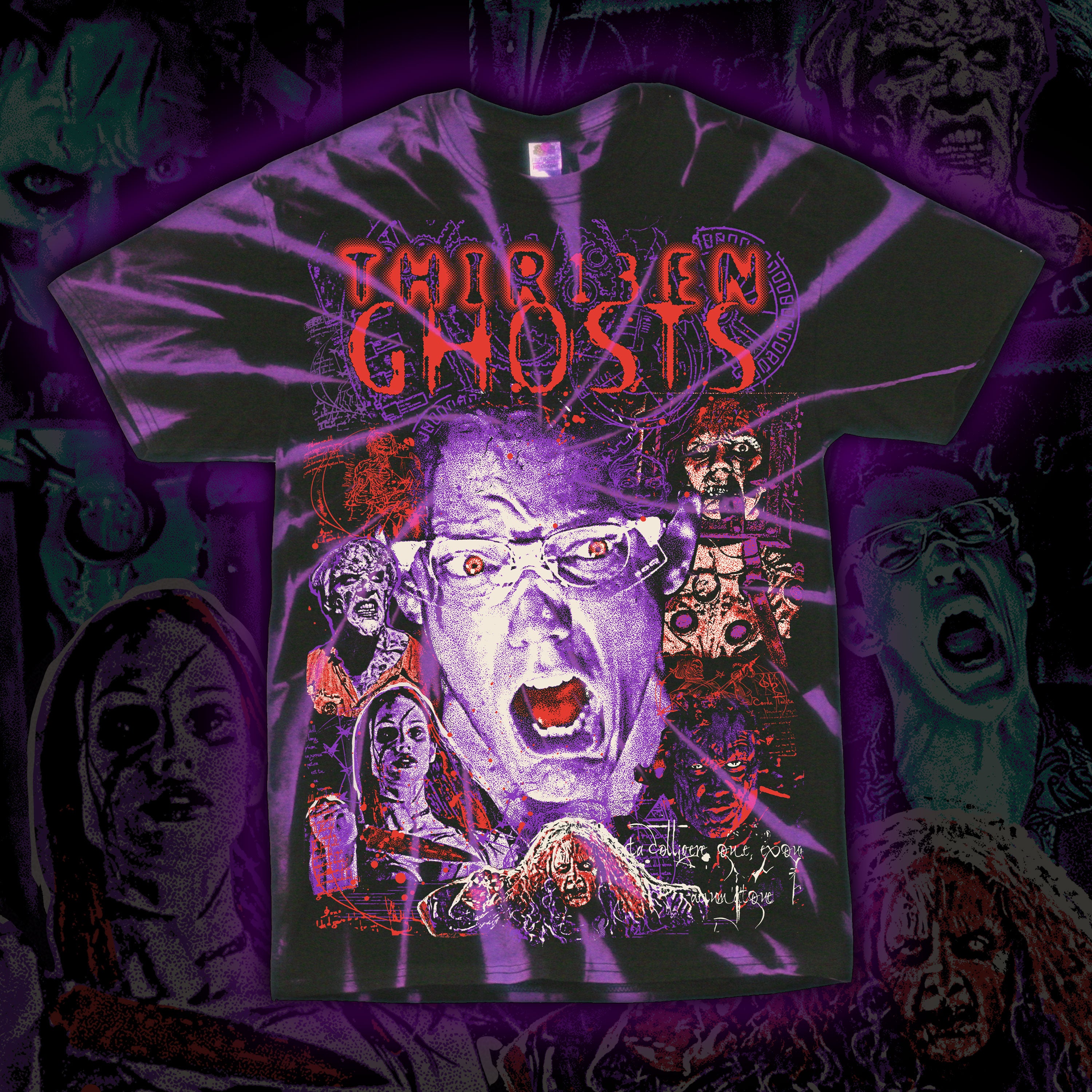 PRE-ORDER: THIR13EN GHOSTS "I Guarantee Nothing" Tie dye