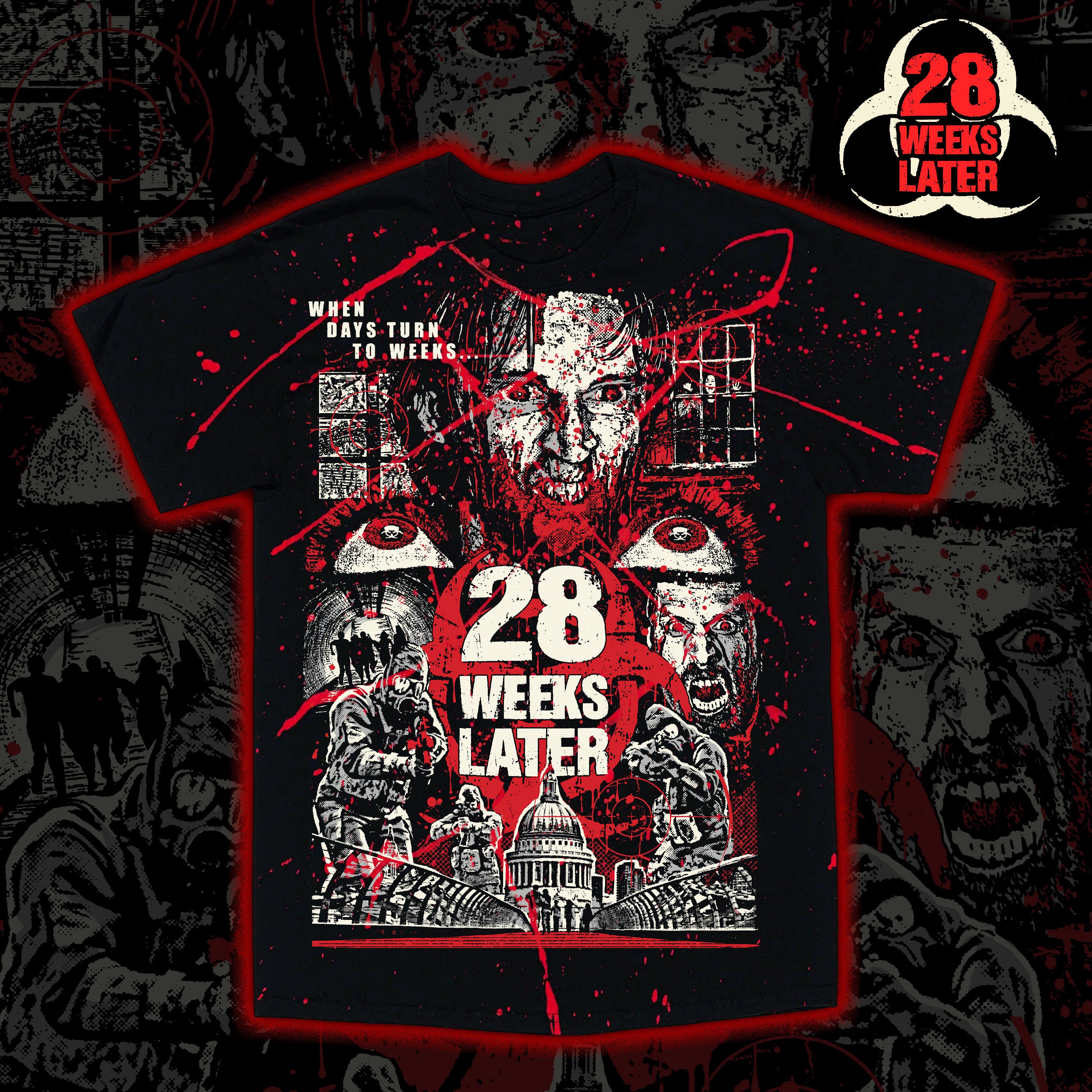 28 Weeks Later "Re-Infection" Tie dye