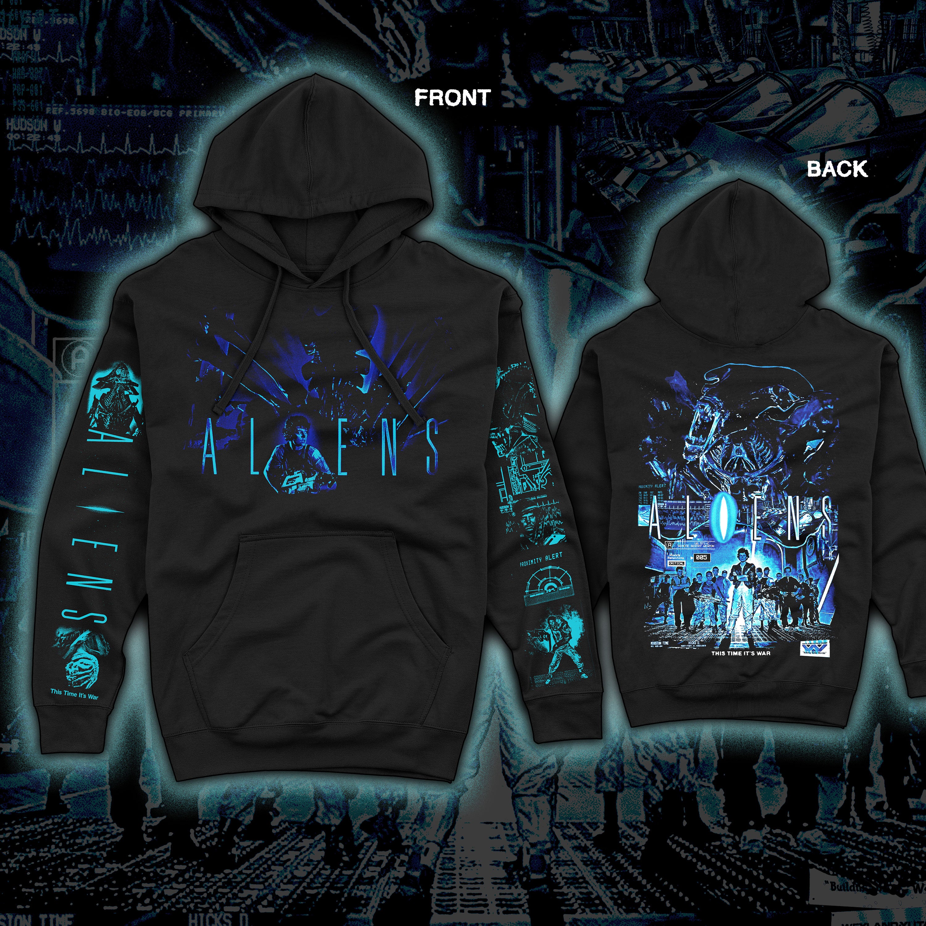 PRE-ORDER: ALIENS “War” Pullover Hoodie