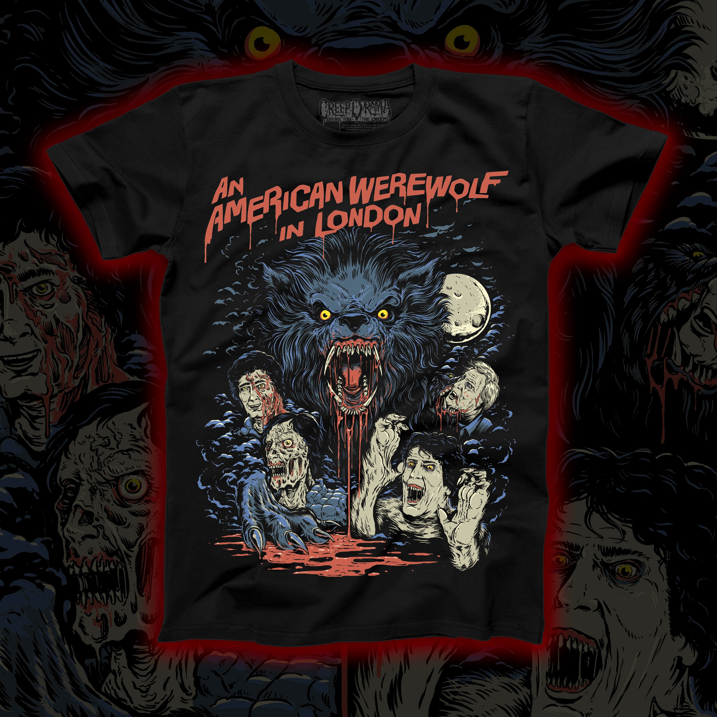 An American Werewolf in London “Beware the Moon” Regular tee