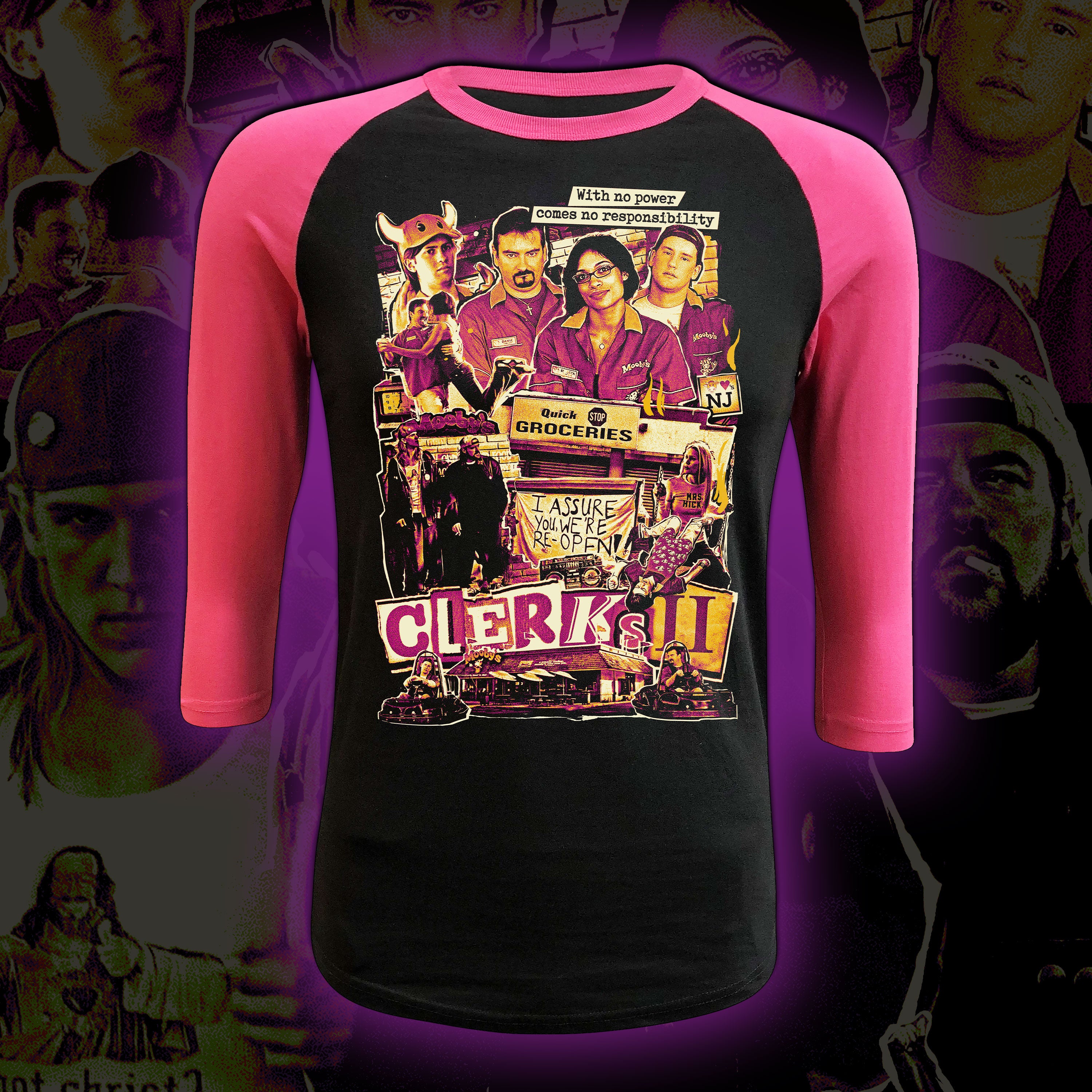 PRE-ORDER: Clerks II – Baseball tee