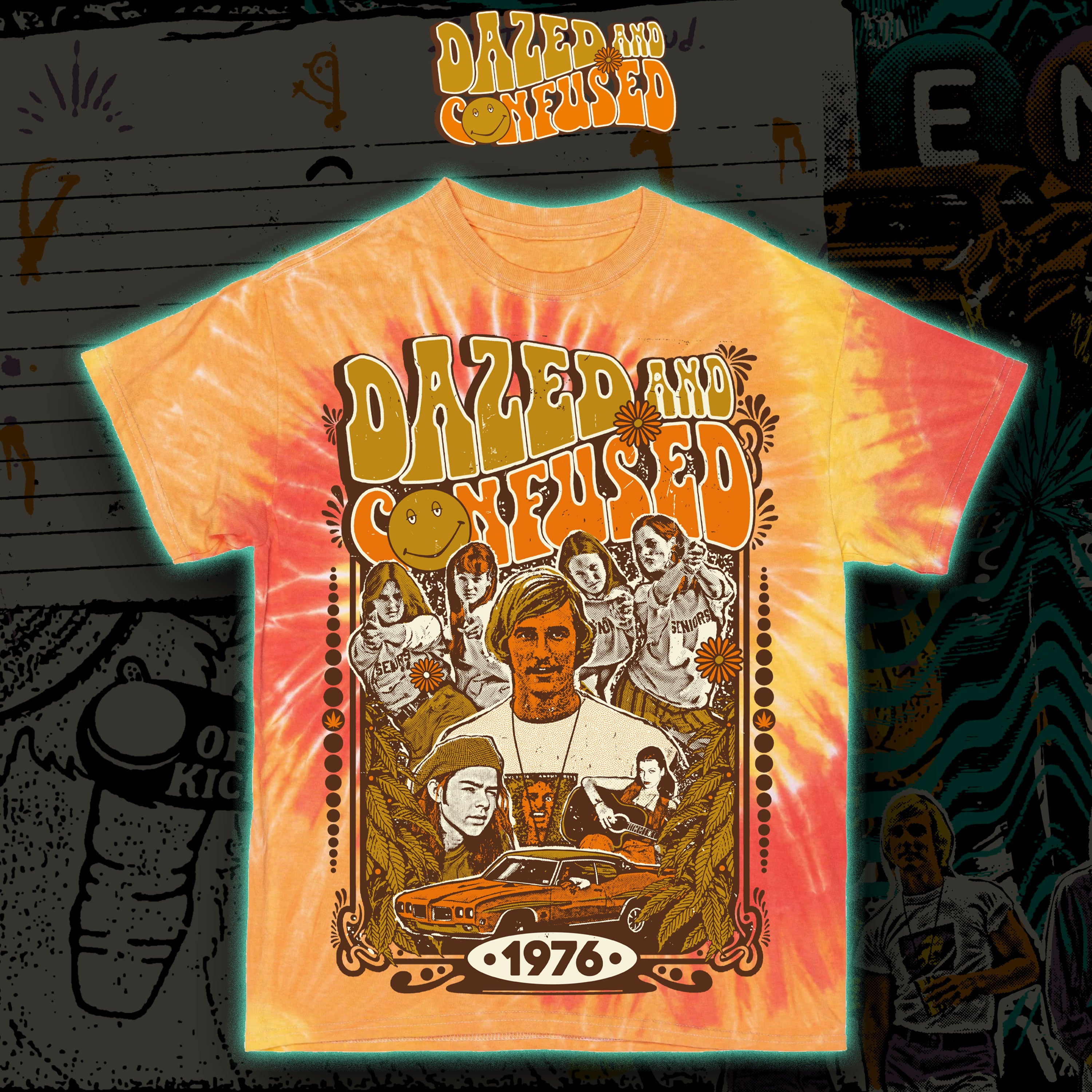 Dazed and Confused "Alright, alright, alright" Tie dye
