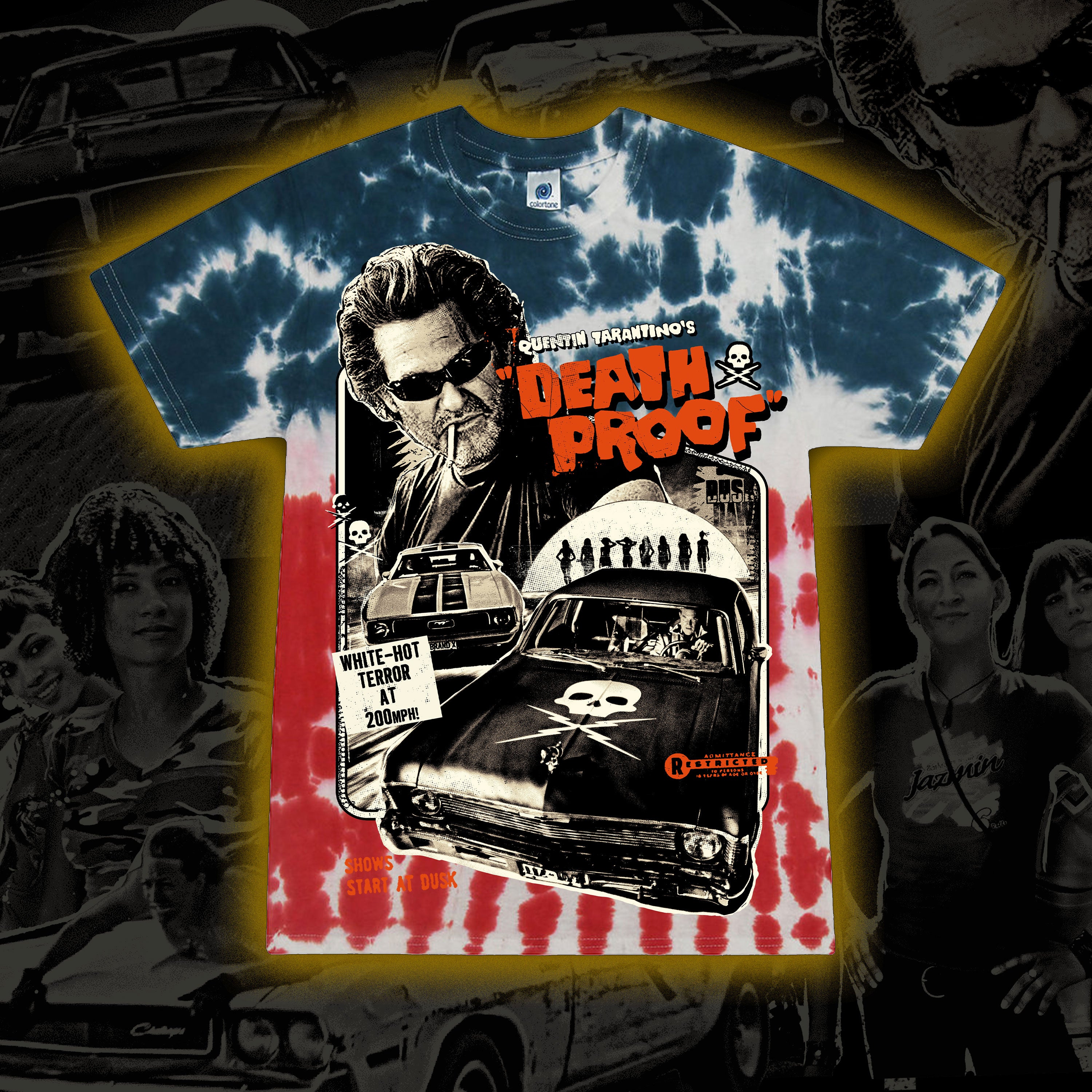 Death Proof “Two Tons of Metal” Tie dye