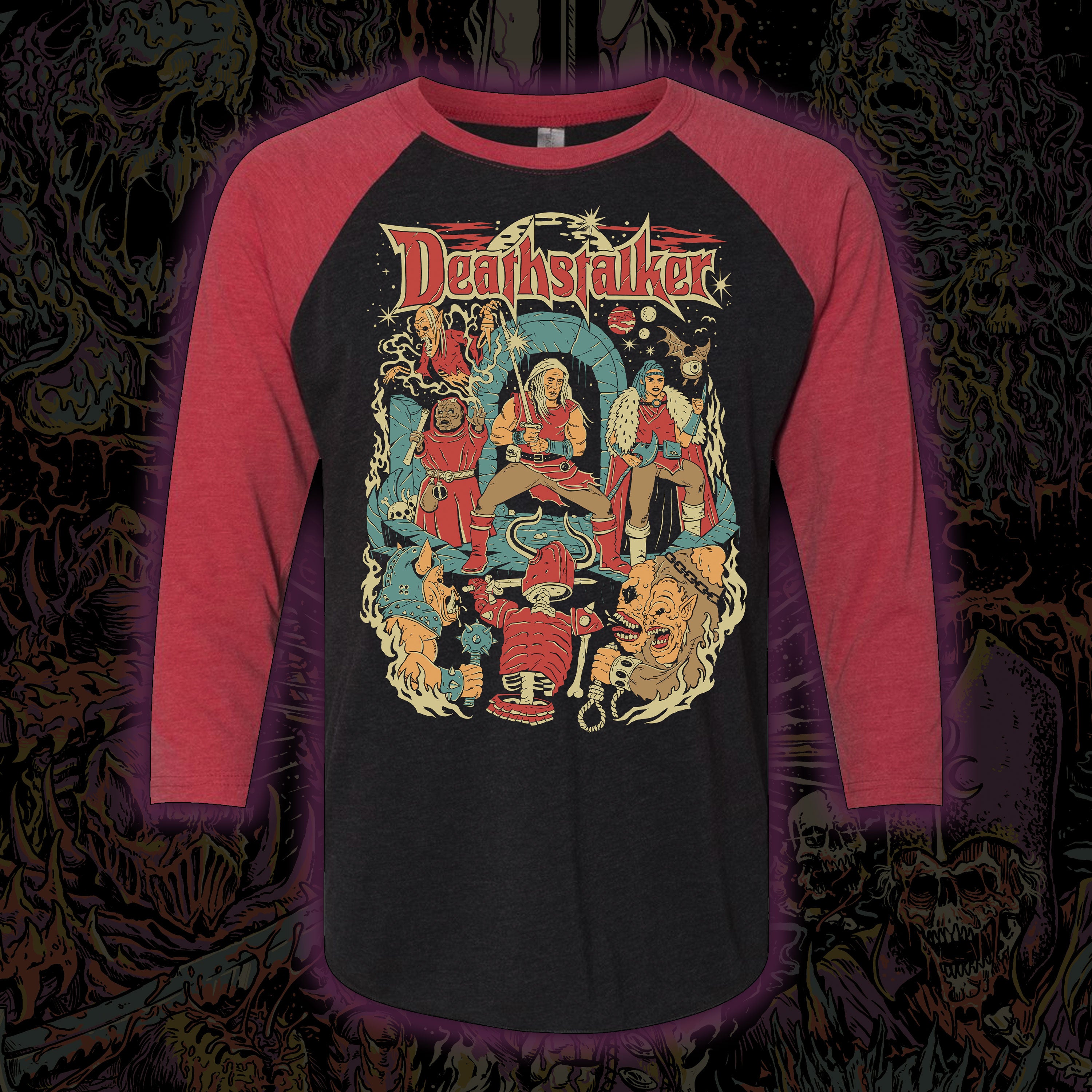 PRE-ORDER: Deathstalker “Sorcerers Order” Baseball tee