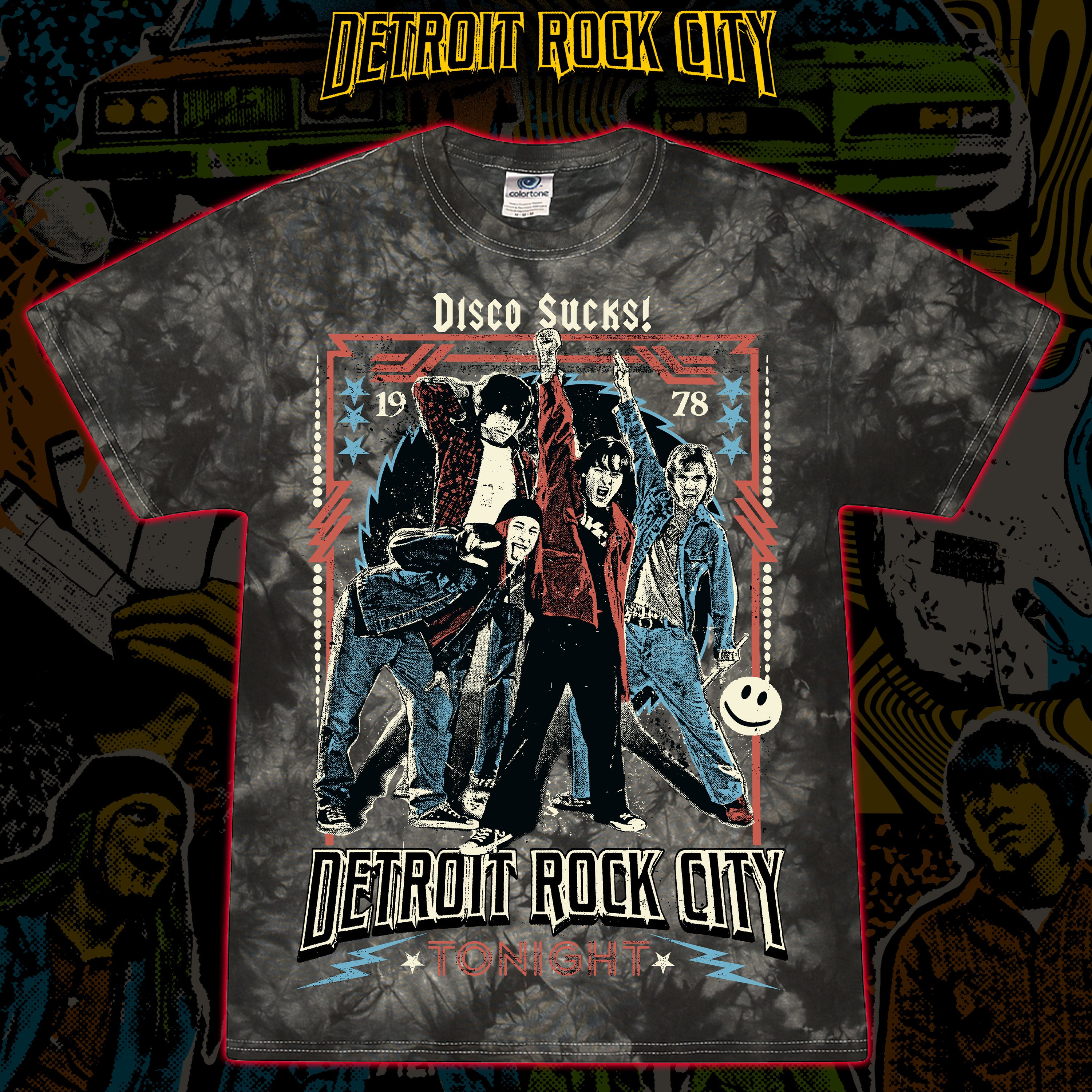 Detroit Rock City "1978" Tie dye