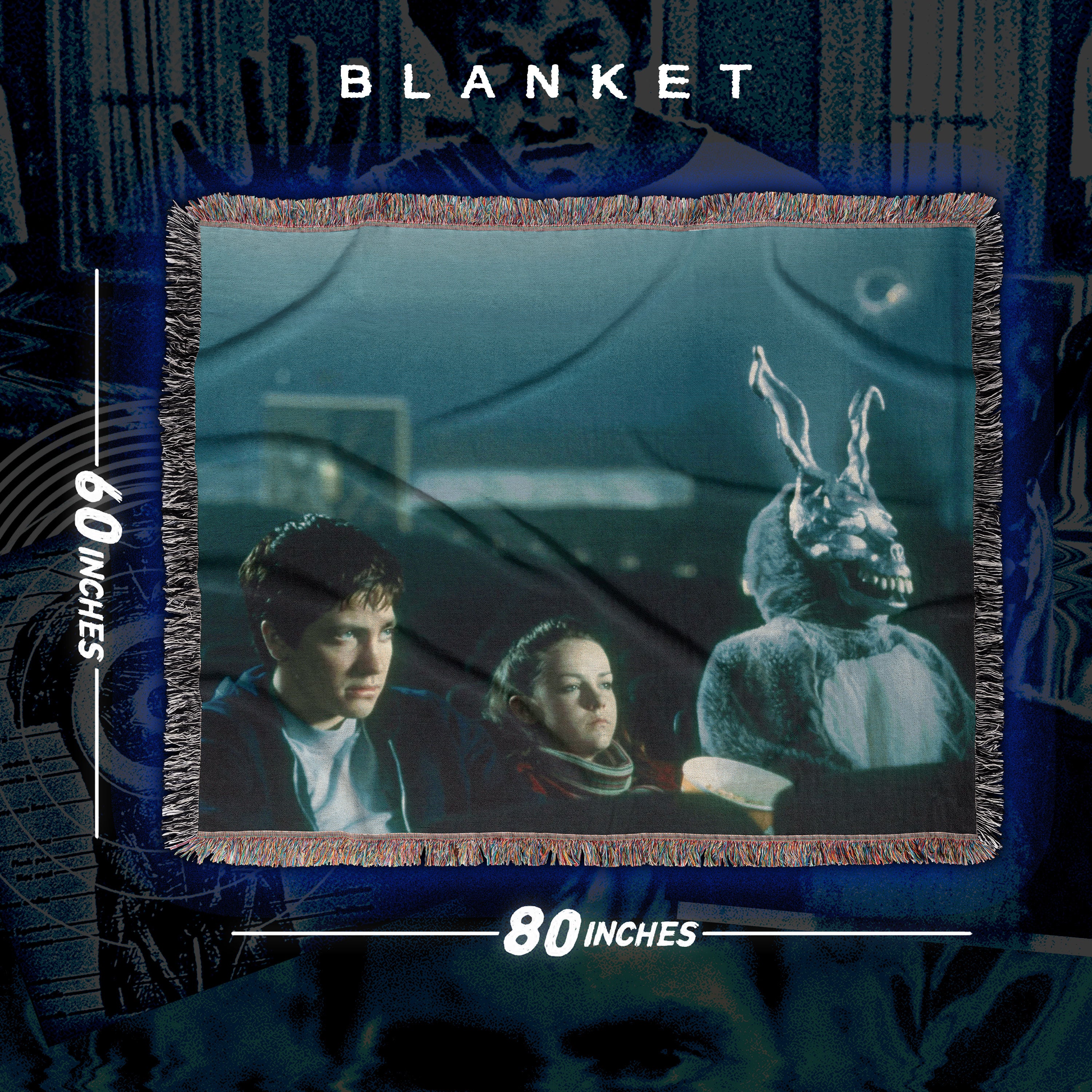 PRE-ORDER: Donnie Darko 60” x 80” Woven Blanket