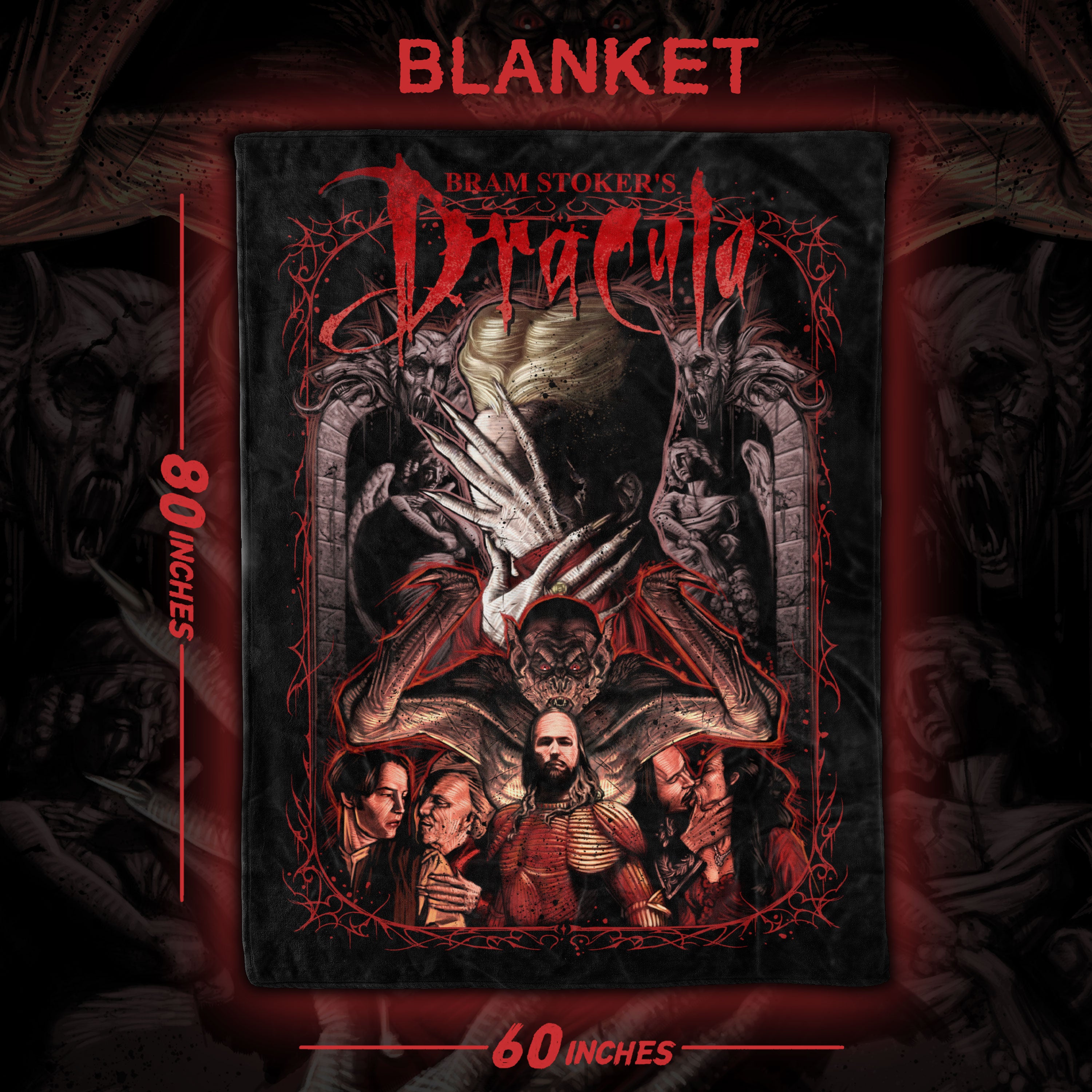 Eternal Hunger – 60” x 80” Fleece Blanket