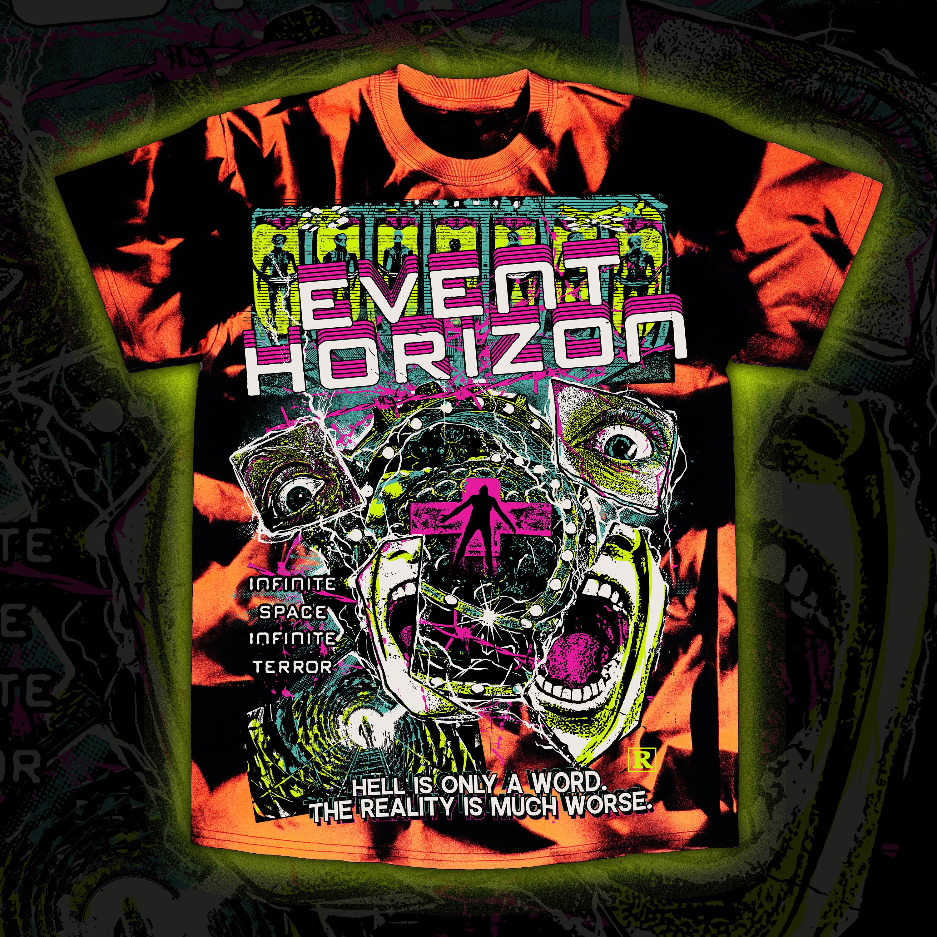 Event Horizon "Save Yourself From Hell" Tie dye