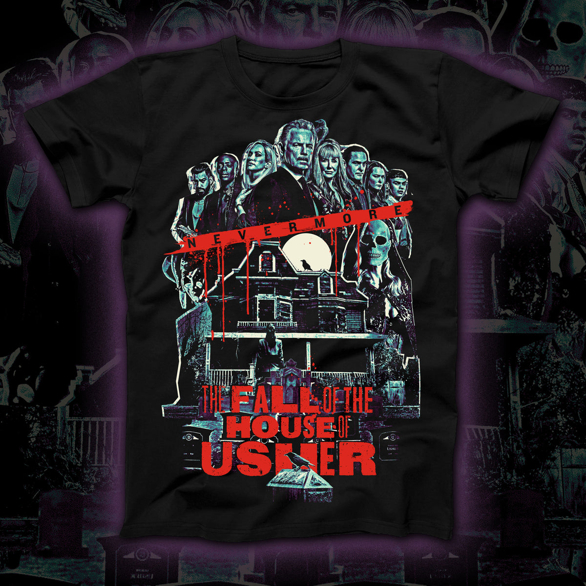 PRE-ORDER: The Fall of the House of Usher – Regular tee