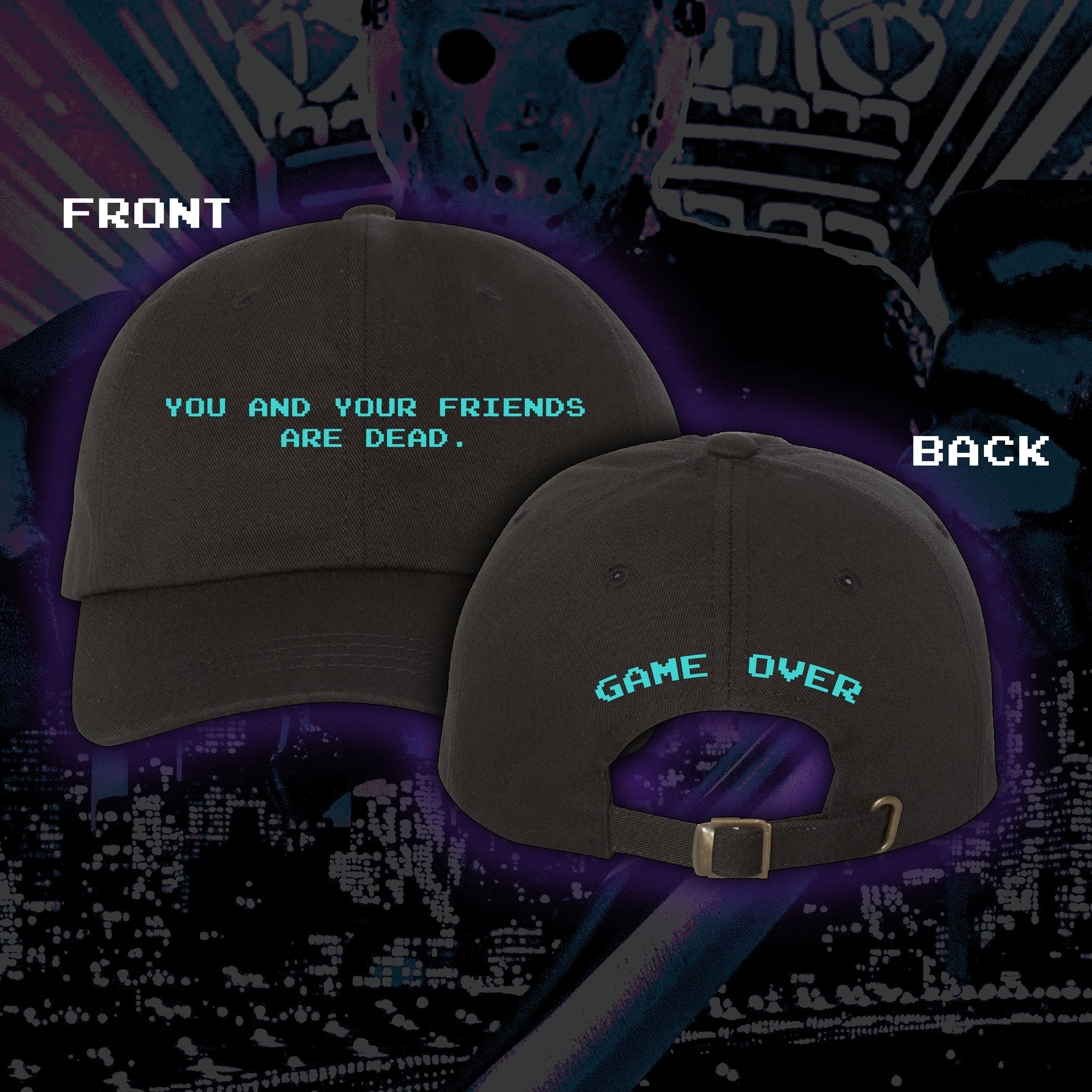 PRE-ORDER: Friday the 13th: Game Over – Embroidered Hat