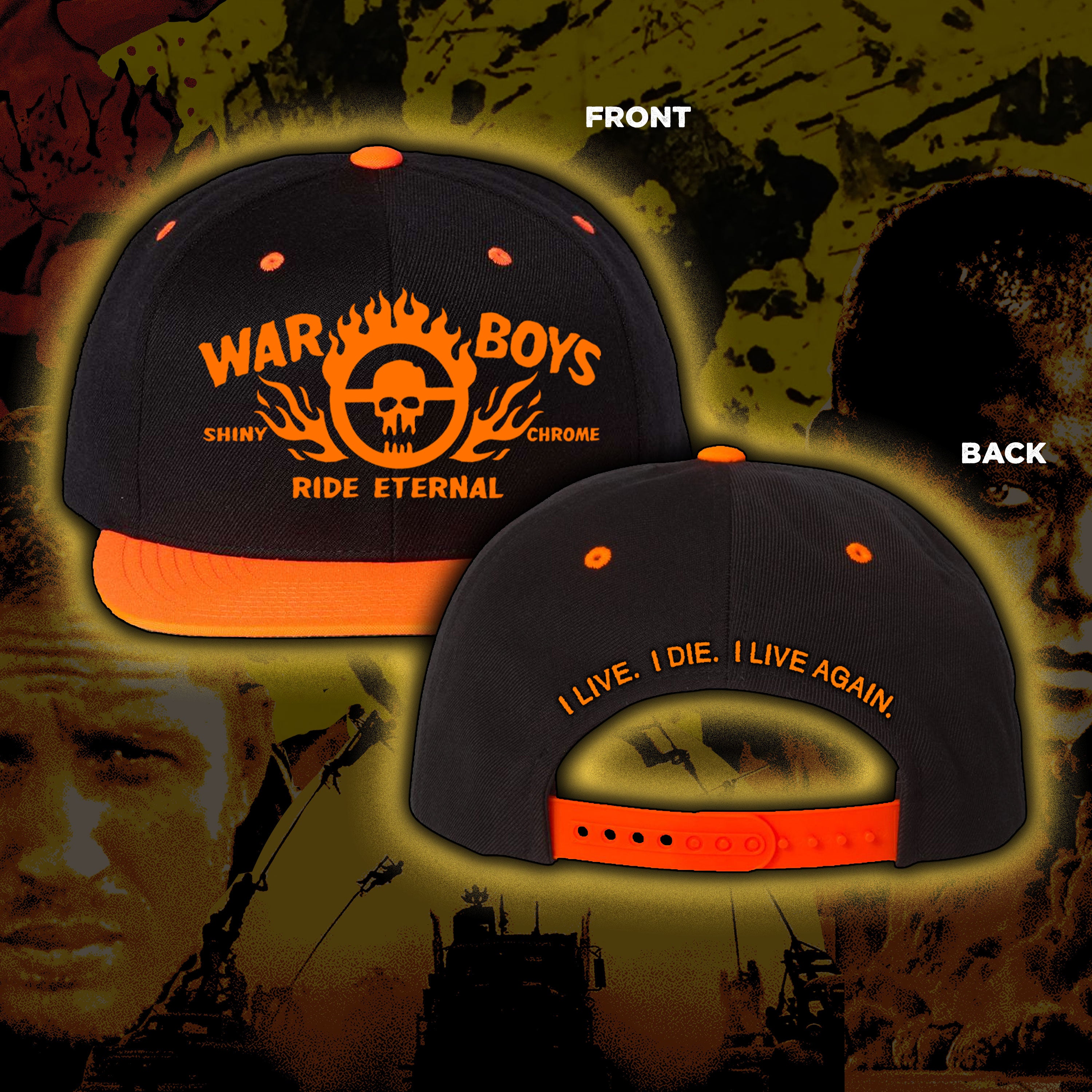 PRE-ORDER: Mad Max “I Die” Trucker Hat