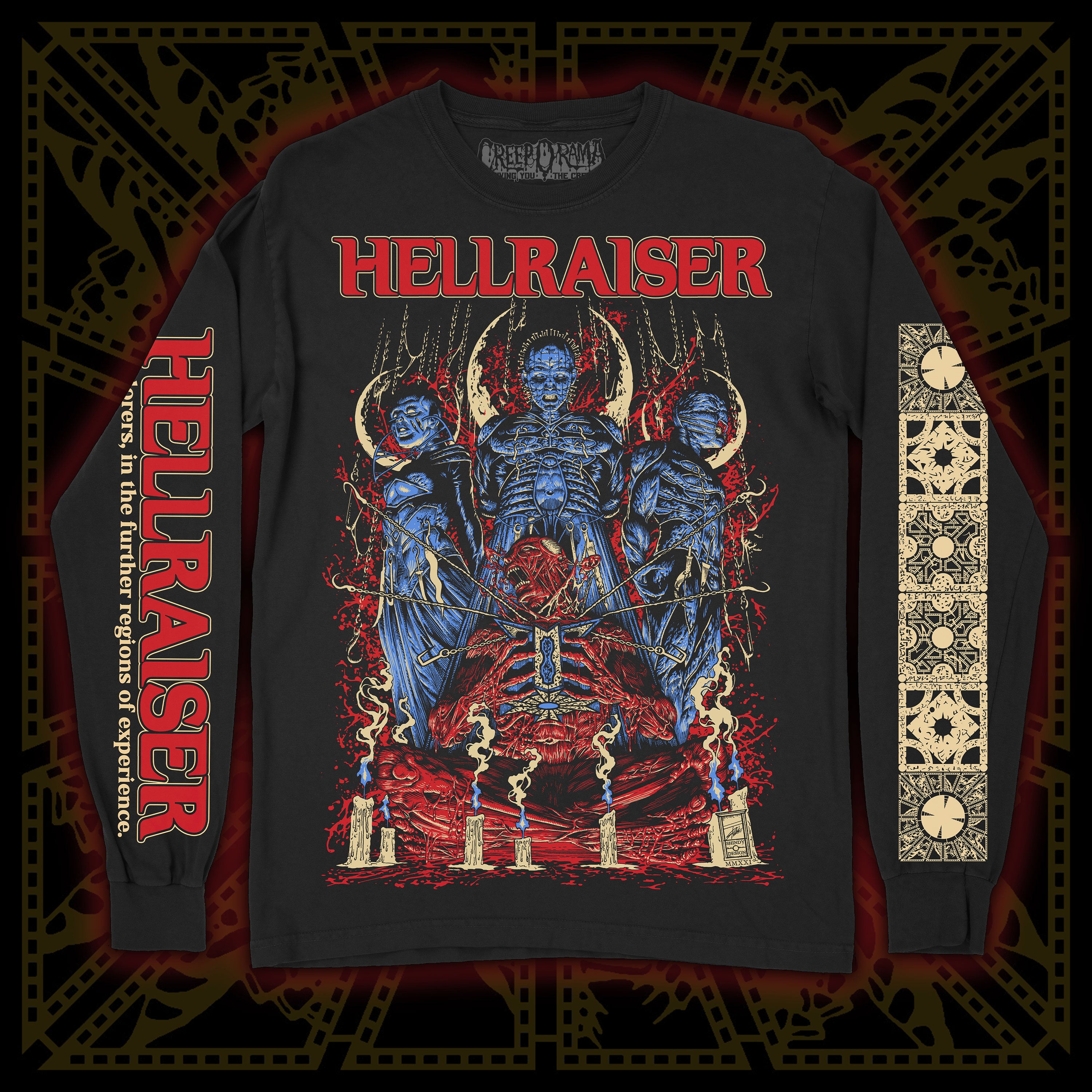 PRE-ORDER: Hellraiser “Blood & Bone" Premium long sleeve