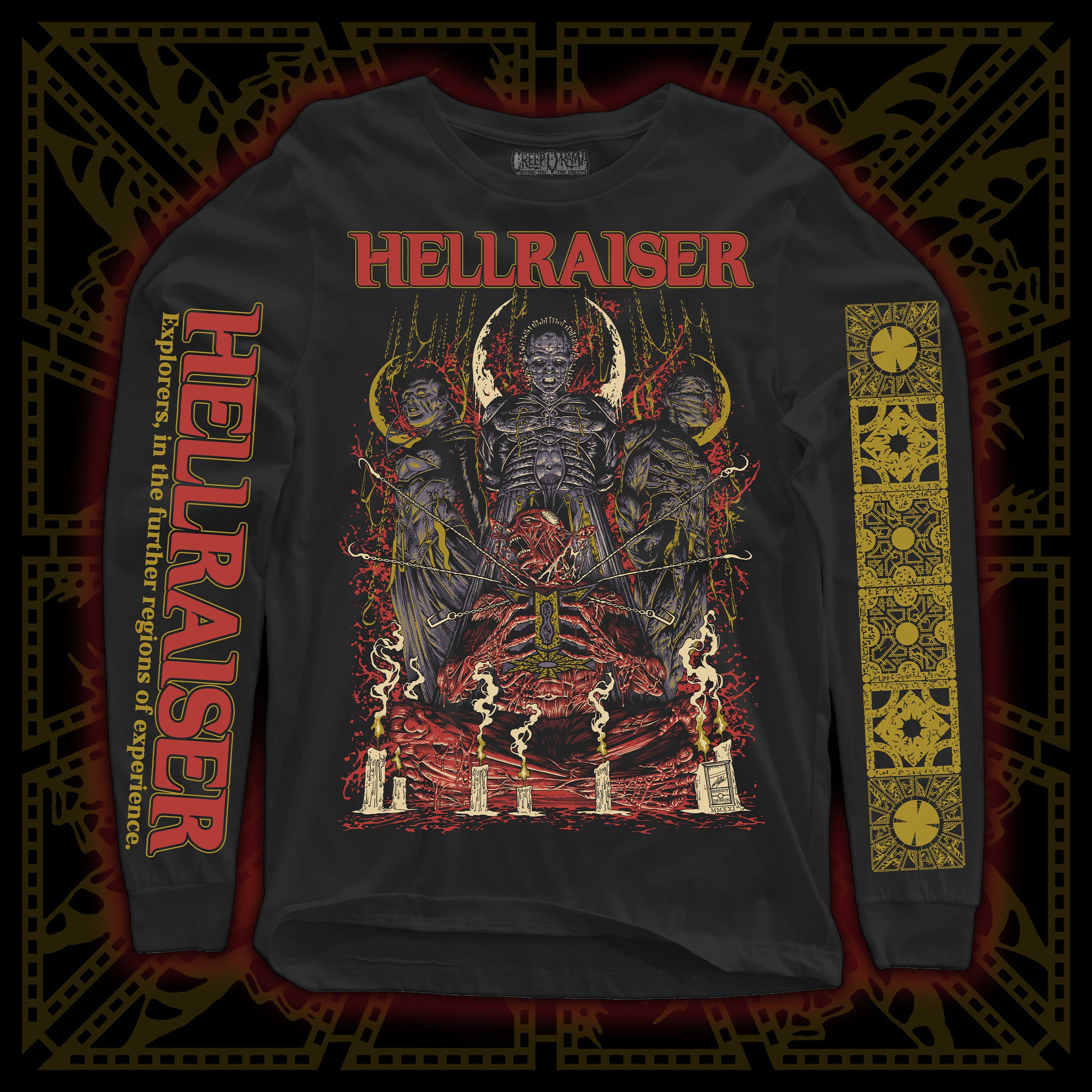 PRE-ORDER: Hellraiser "Golden Lament" Regular long sleeve