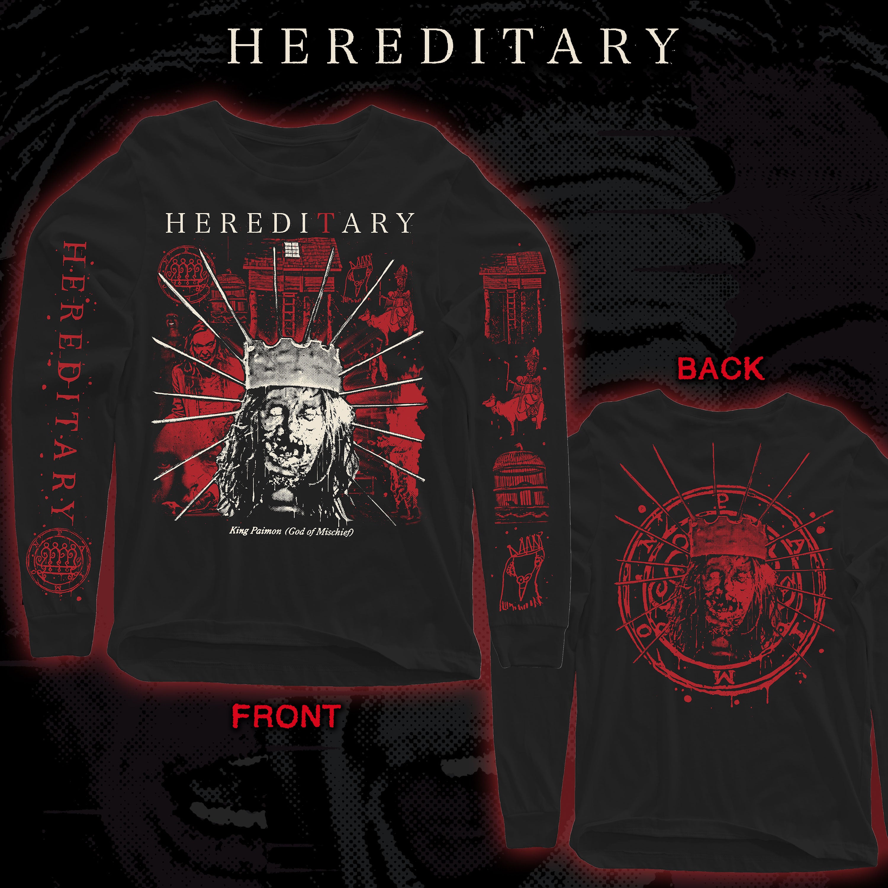 PRE-ORDER: Hereditary “Hail Paimon” Regular long sleeve
