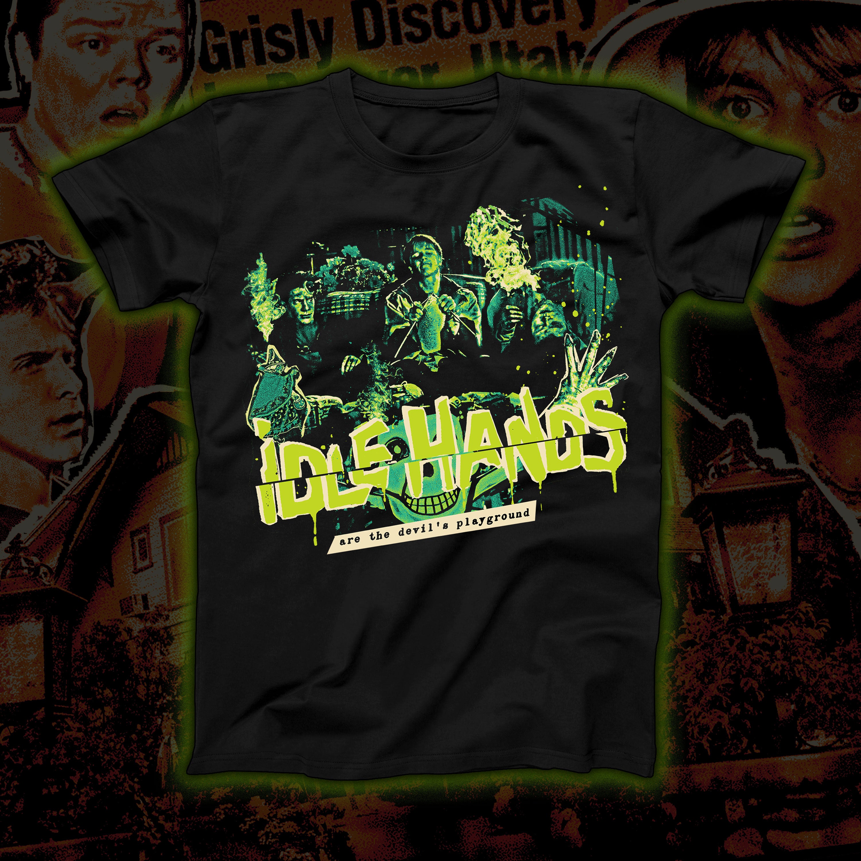 PRE-ORDER: Idle Hands “Saves the Day” Regular tee