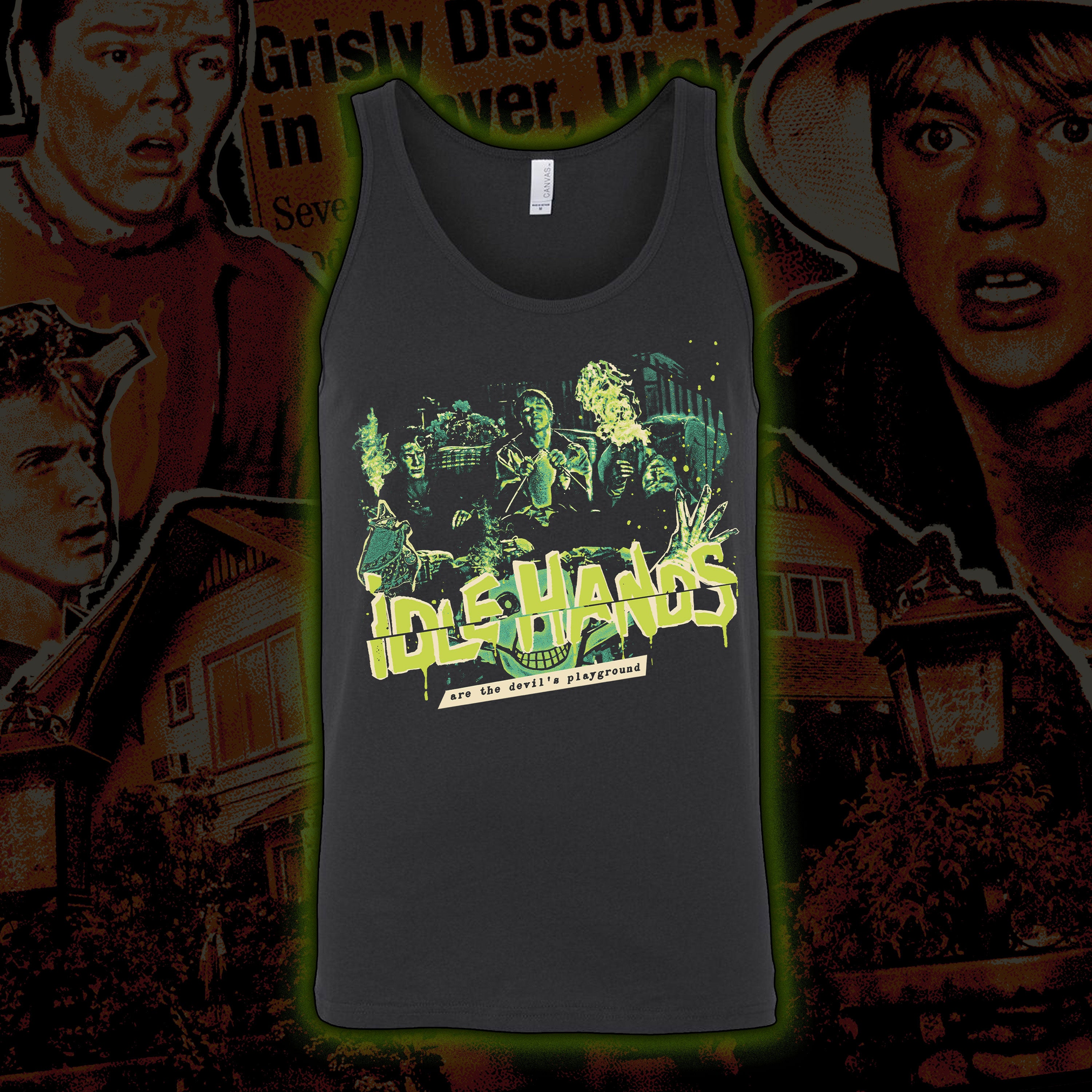 PRE-ORDER: Idle Hands “Saves the Day” Tank top