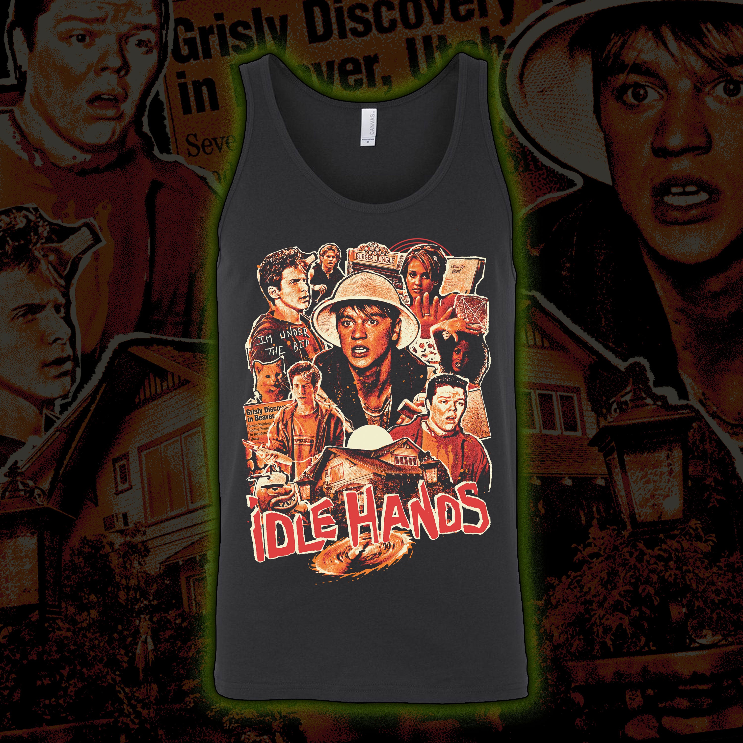 PRE-ORDER: Idle Hands “Bad Move, Anton” Tank top