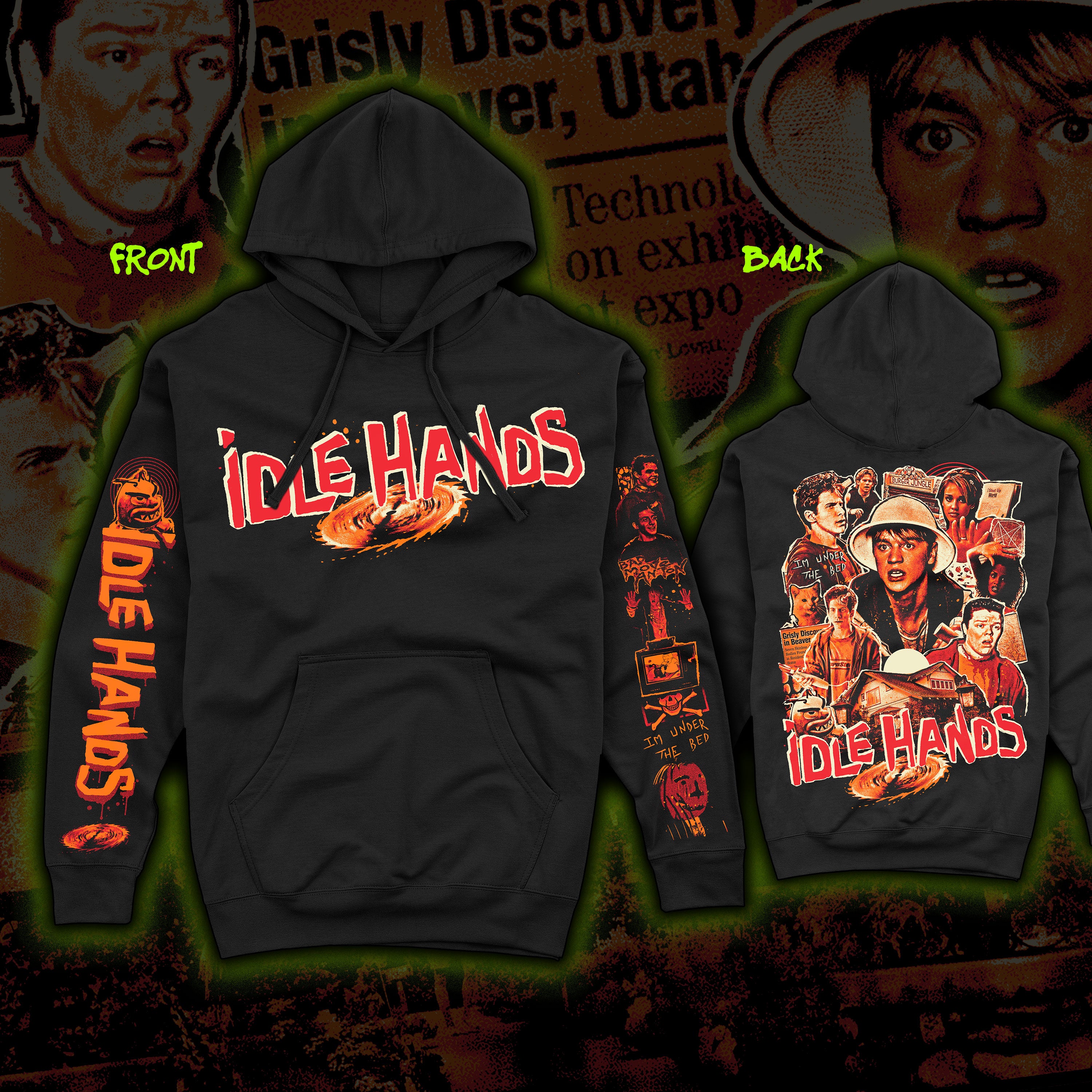 PRE-ORDER: Idle Hands “Bad Move, Anton” Pullover hoodie