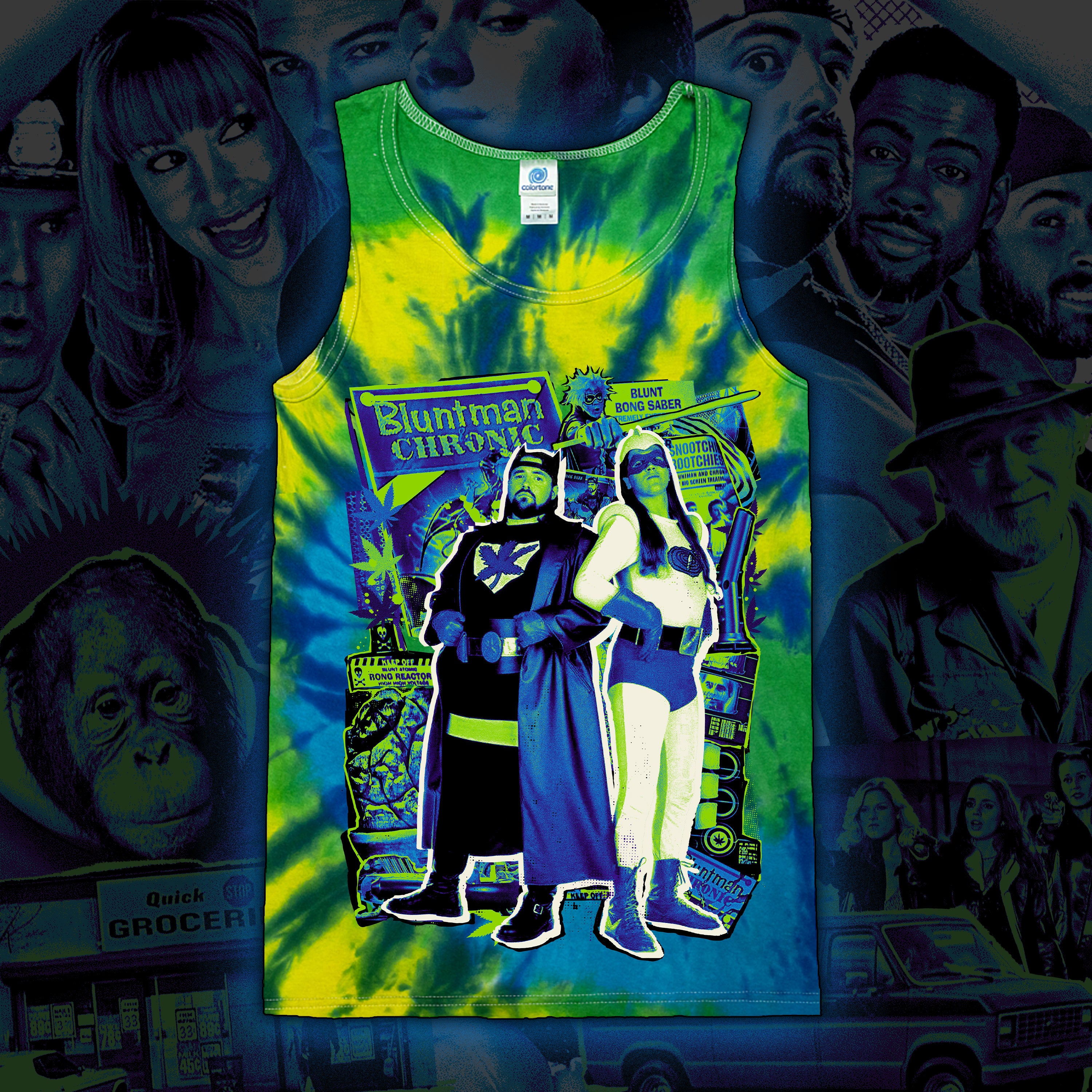 PRE-ORDER: Bluntman and Chronic – Tie dye tank top