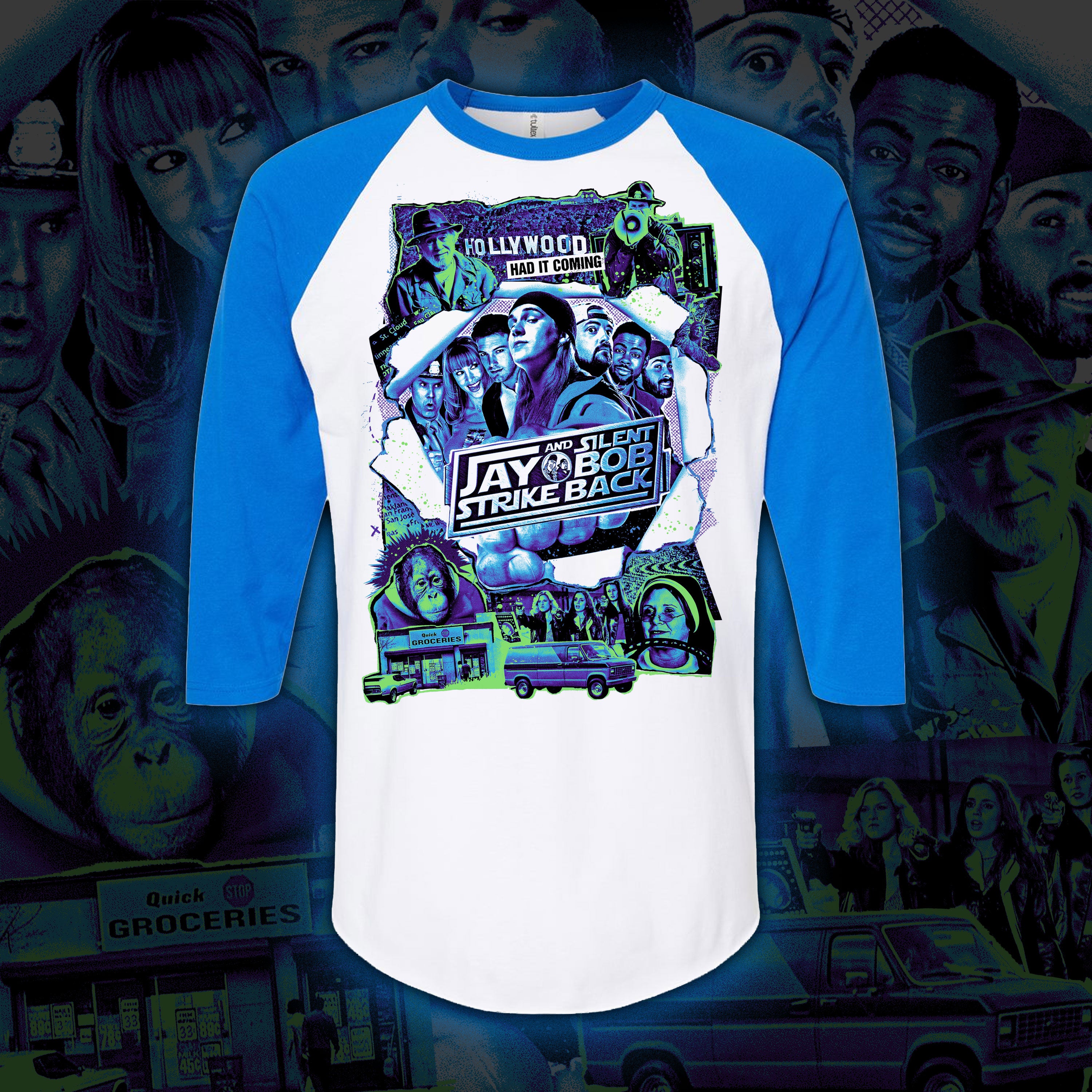 PRE-ORDER: Jay and Silent Bob Strike Back – Baseball tee