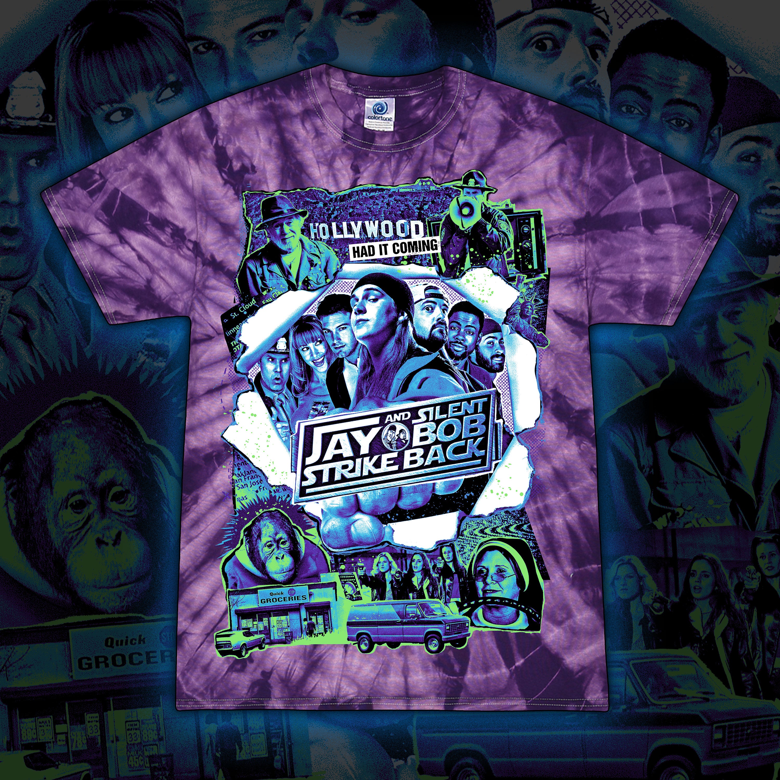 PRE-ORDER: Jay and Silent Bob Strike Back “Phantoms” Tie dye