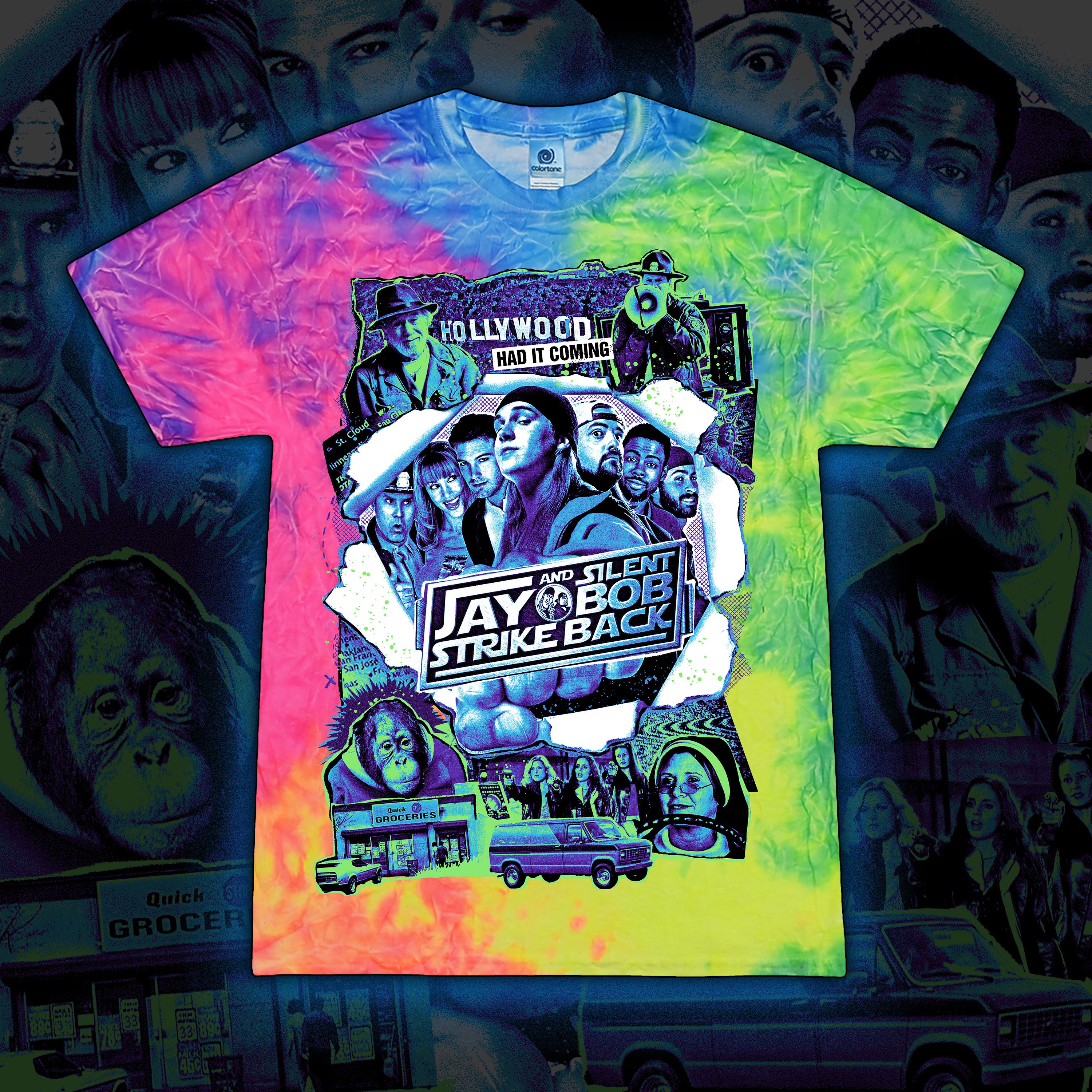 PRE-ORDER: Jay and Silent Bob Strike Back “Rules of the Road” Tie dye
