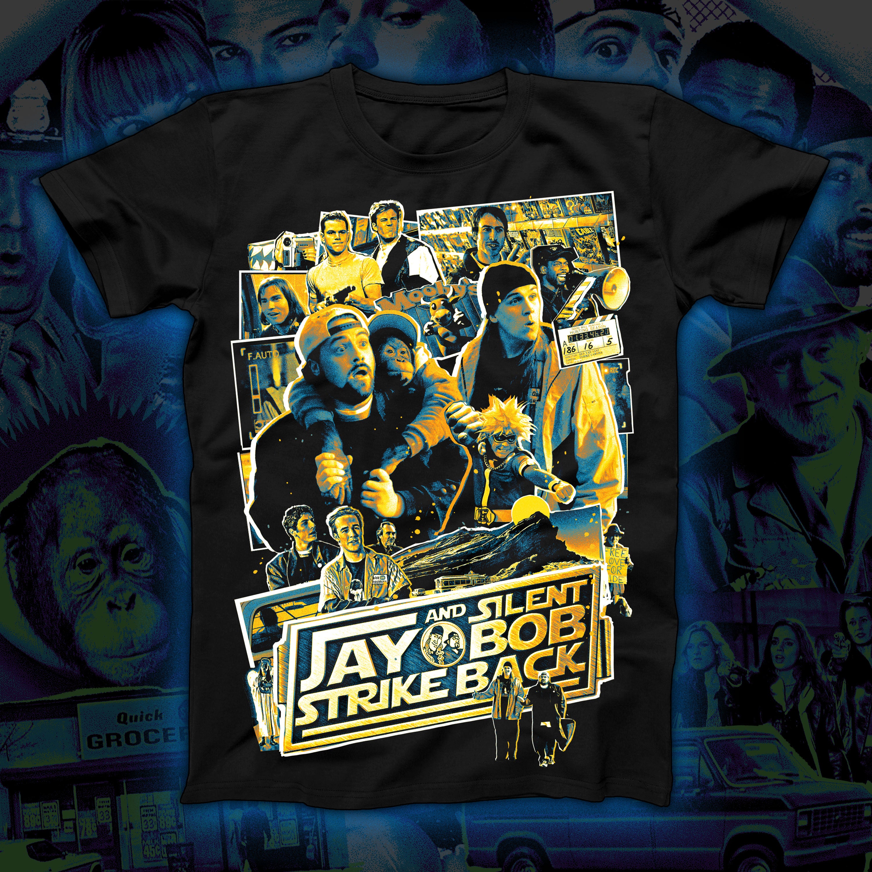 PRE-ORDER: Jay and Silent Bob Strike Back “Critters of Hollywood” Regular tee