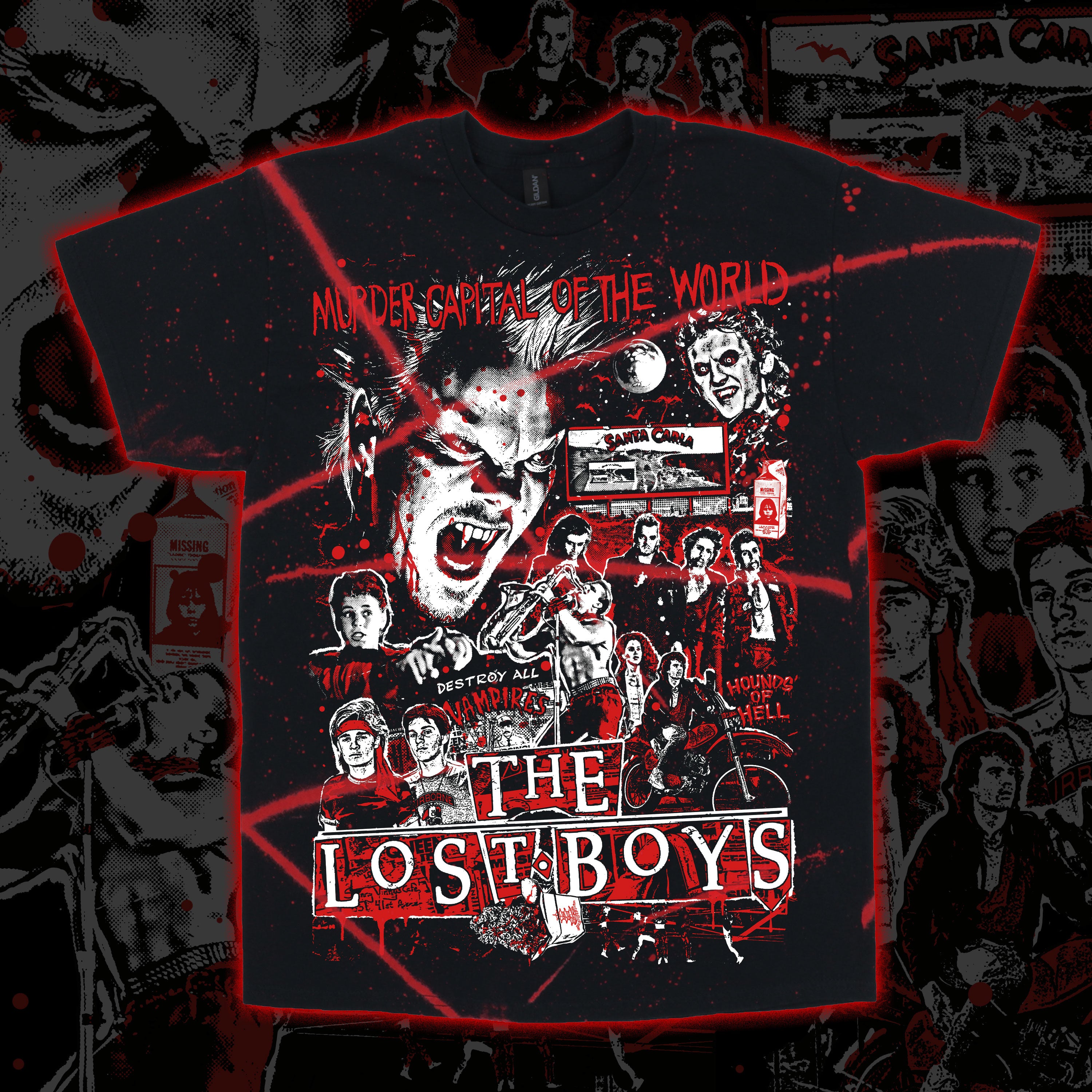 The Lost Boys "Murder Capital of the World" Tie dye