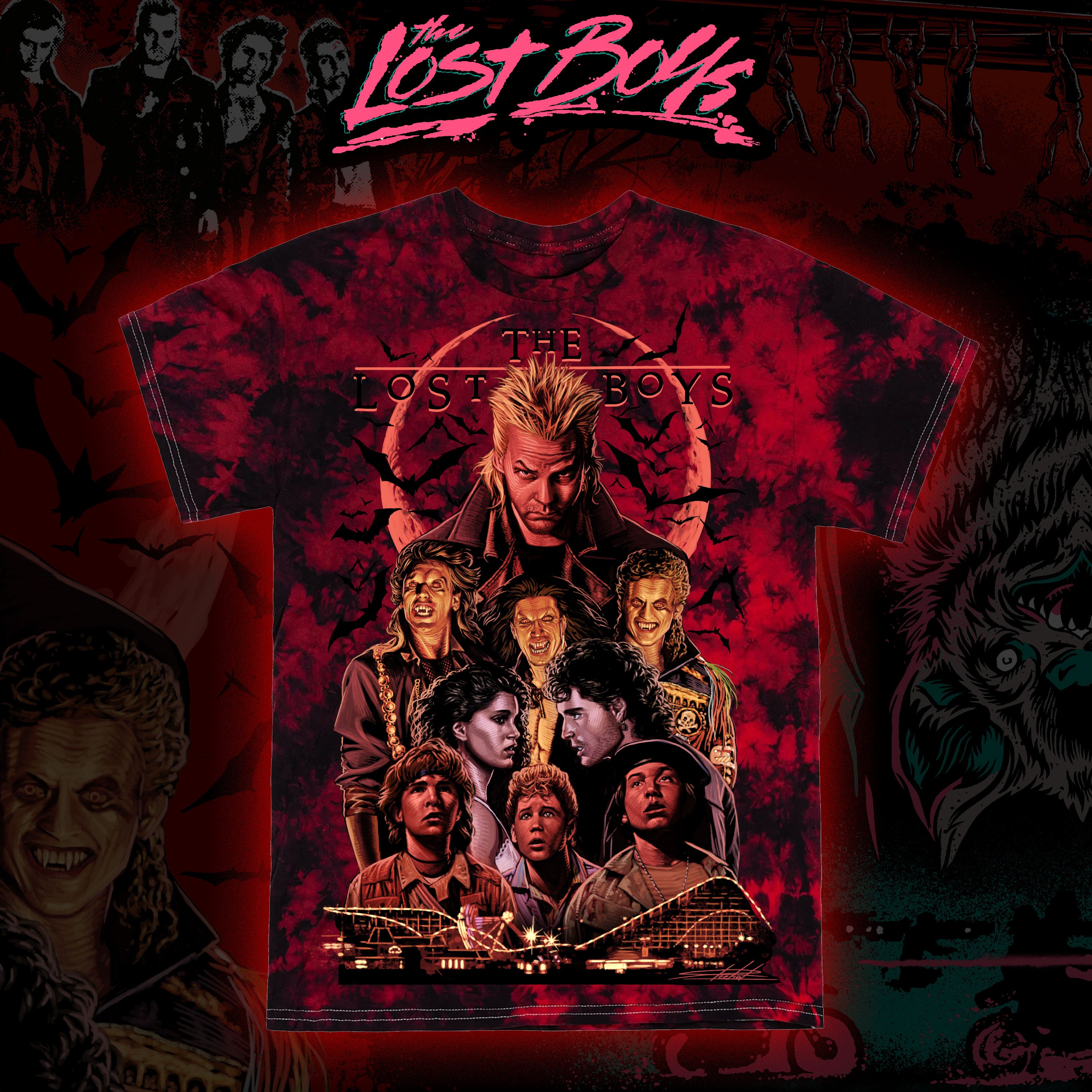 The Lost Boys "Santa Carla" Tie dye