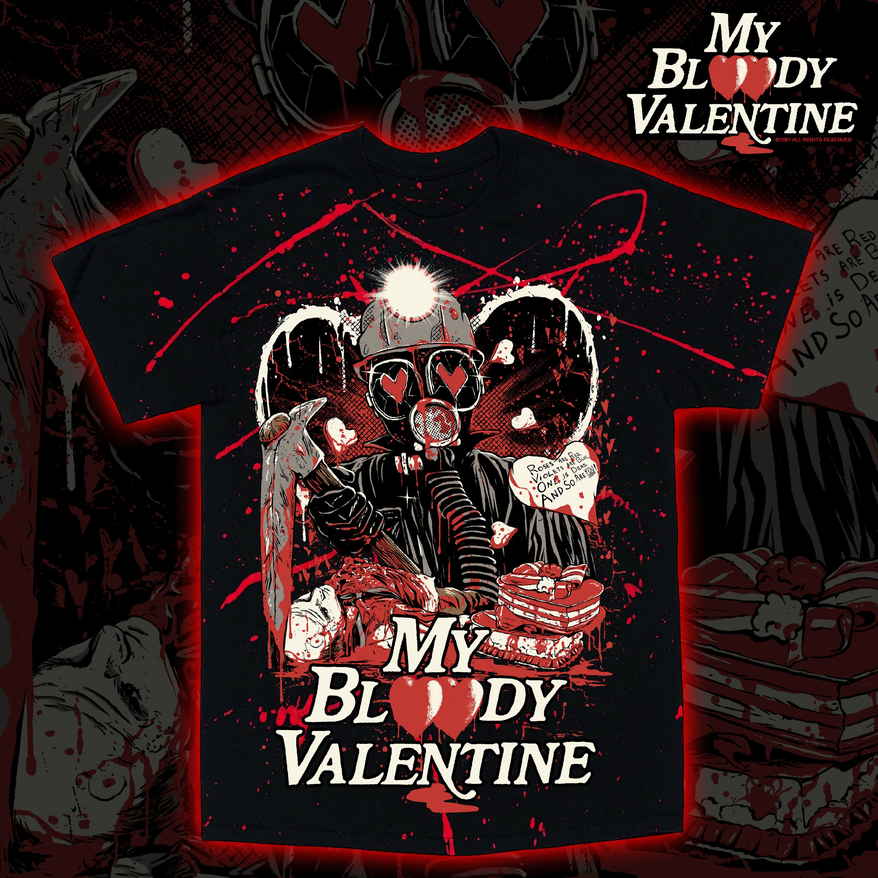 My Bloody Valentine "Beware" Tie dye