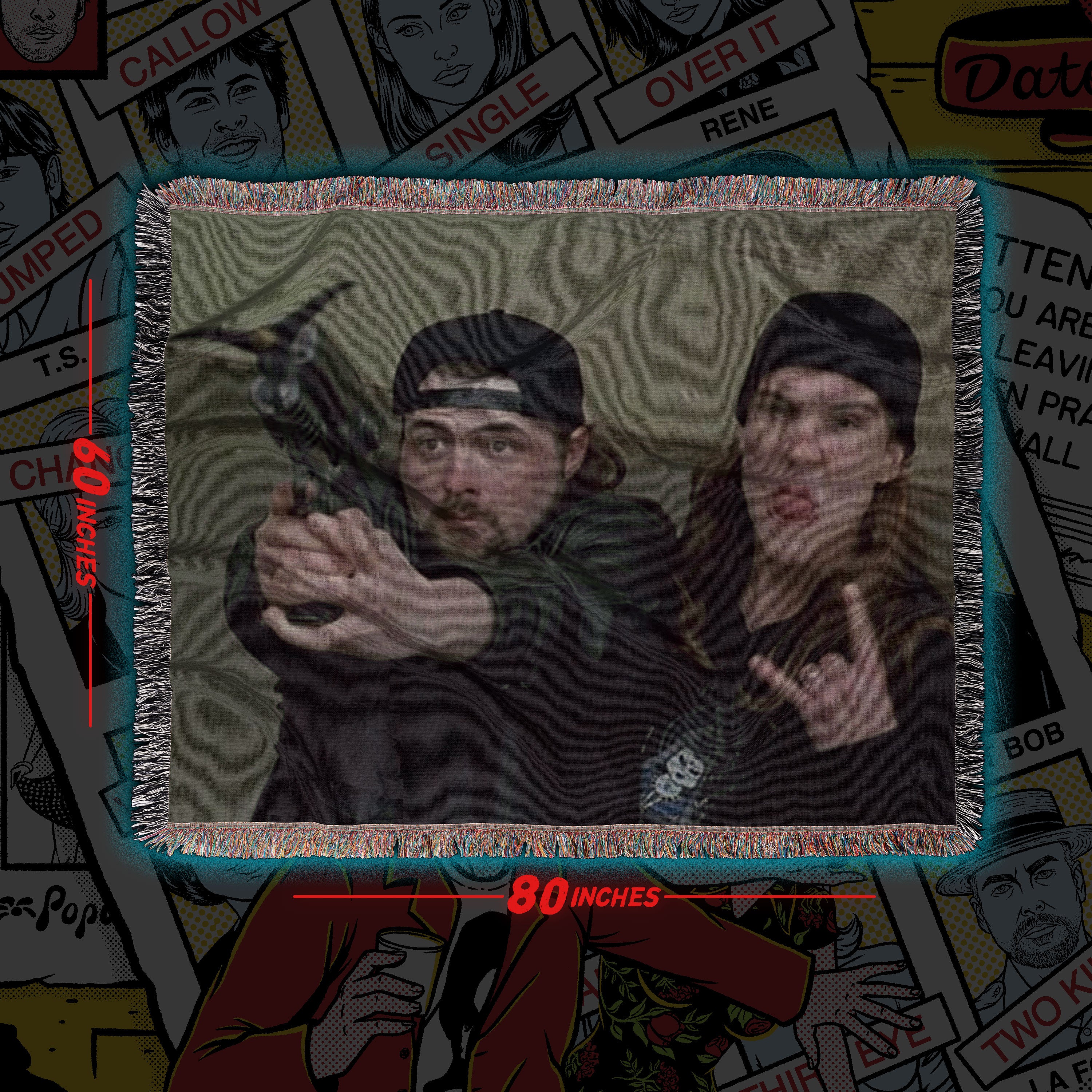 Mallrats – 60” x 80” Woven Blanket