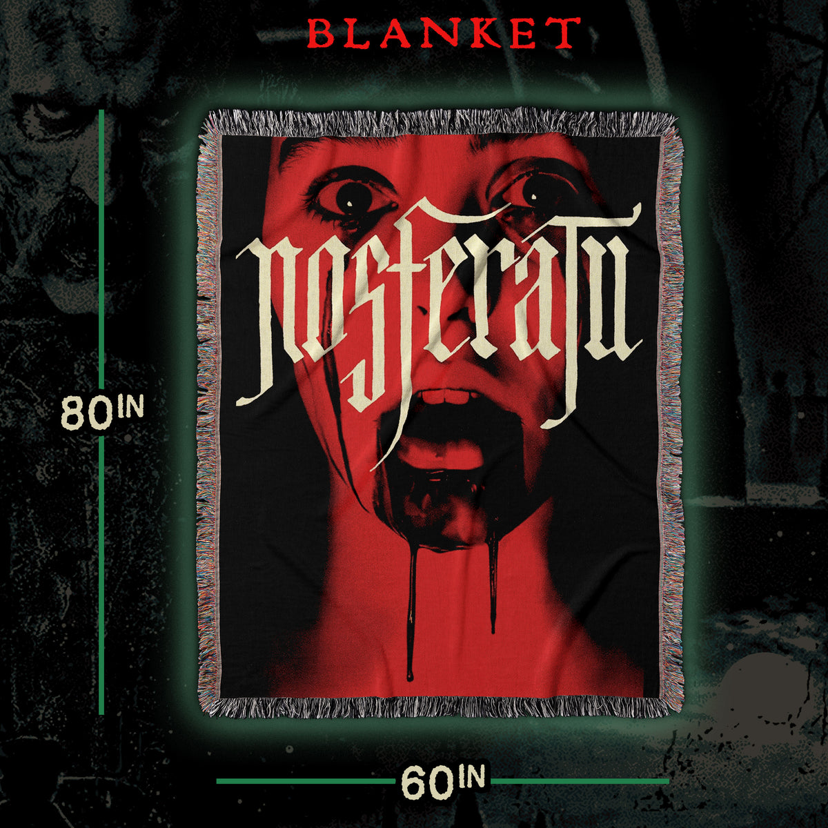 PRE-ORDER: Blood is the Life – 60” x 80” Woven Blanket