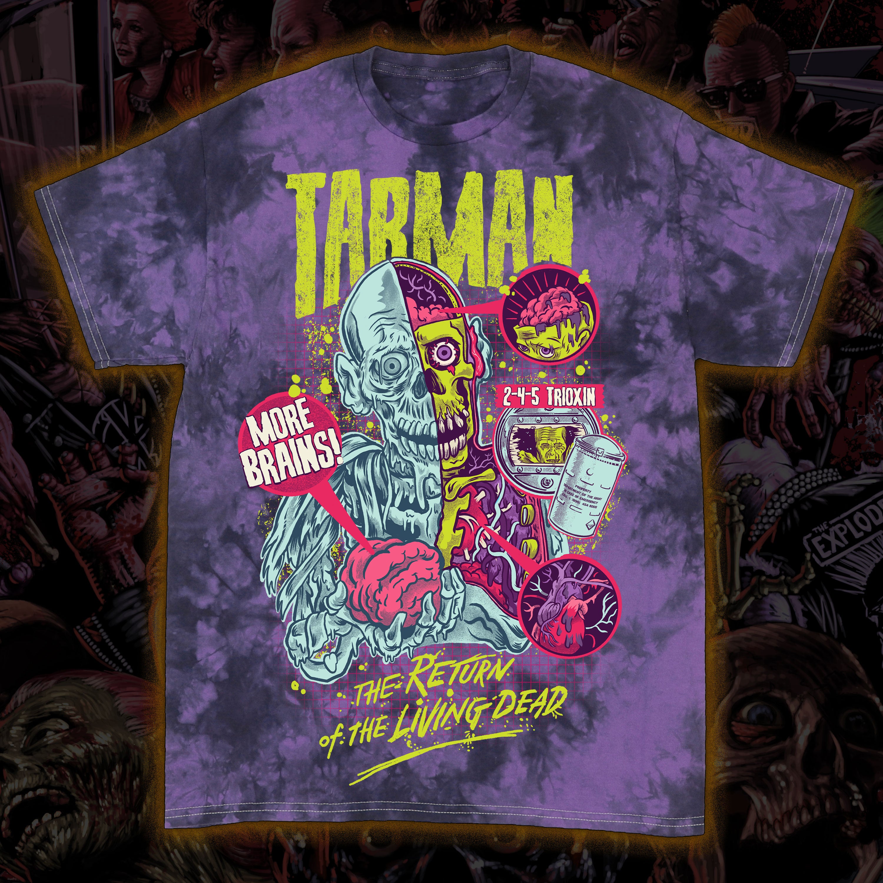 The Return of the Living Dead “Brains Only” Tie Dye