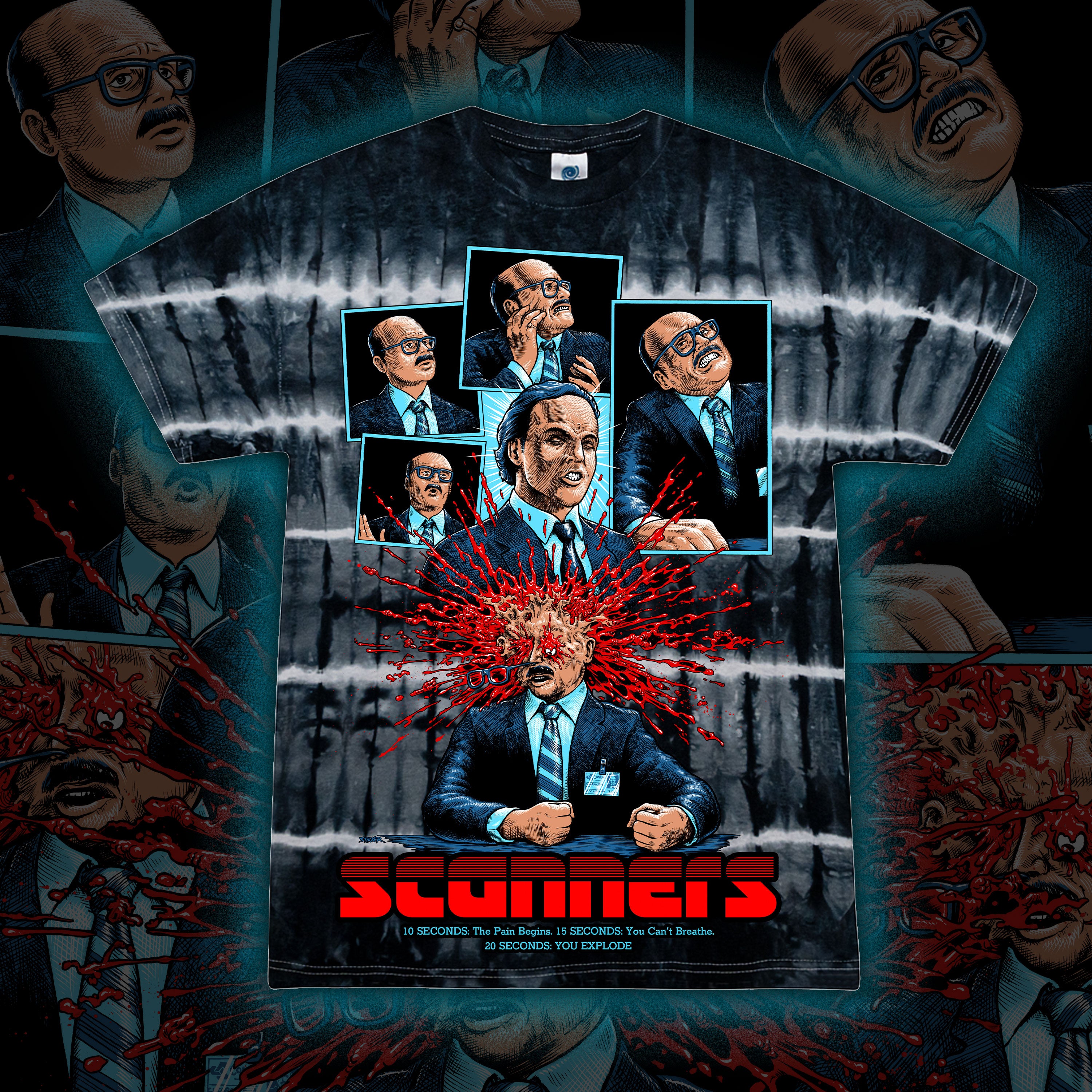 PRE-ORDER: Scanners “You Explode” Tie dye