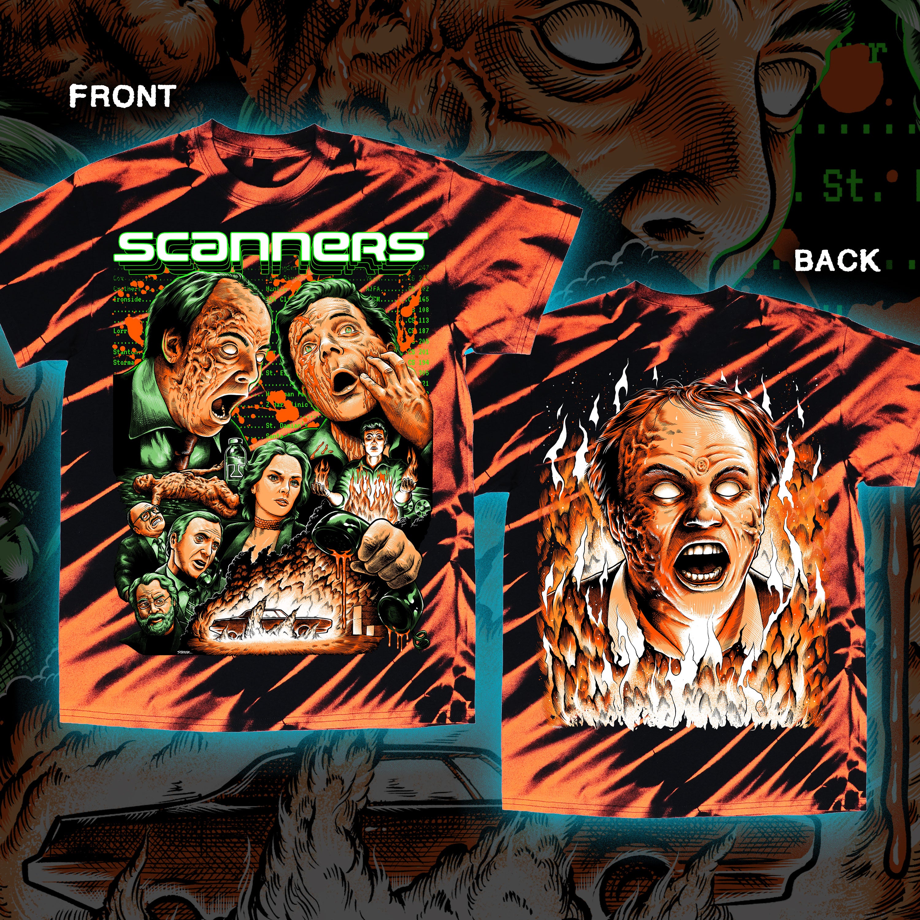 PRE-ORDER: Scanners – Tie dye