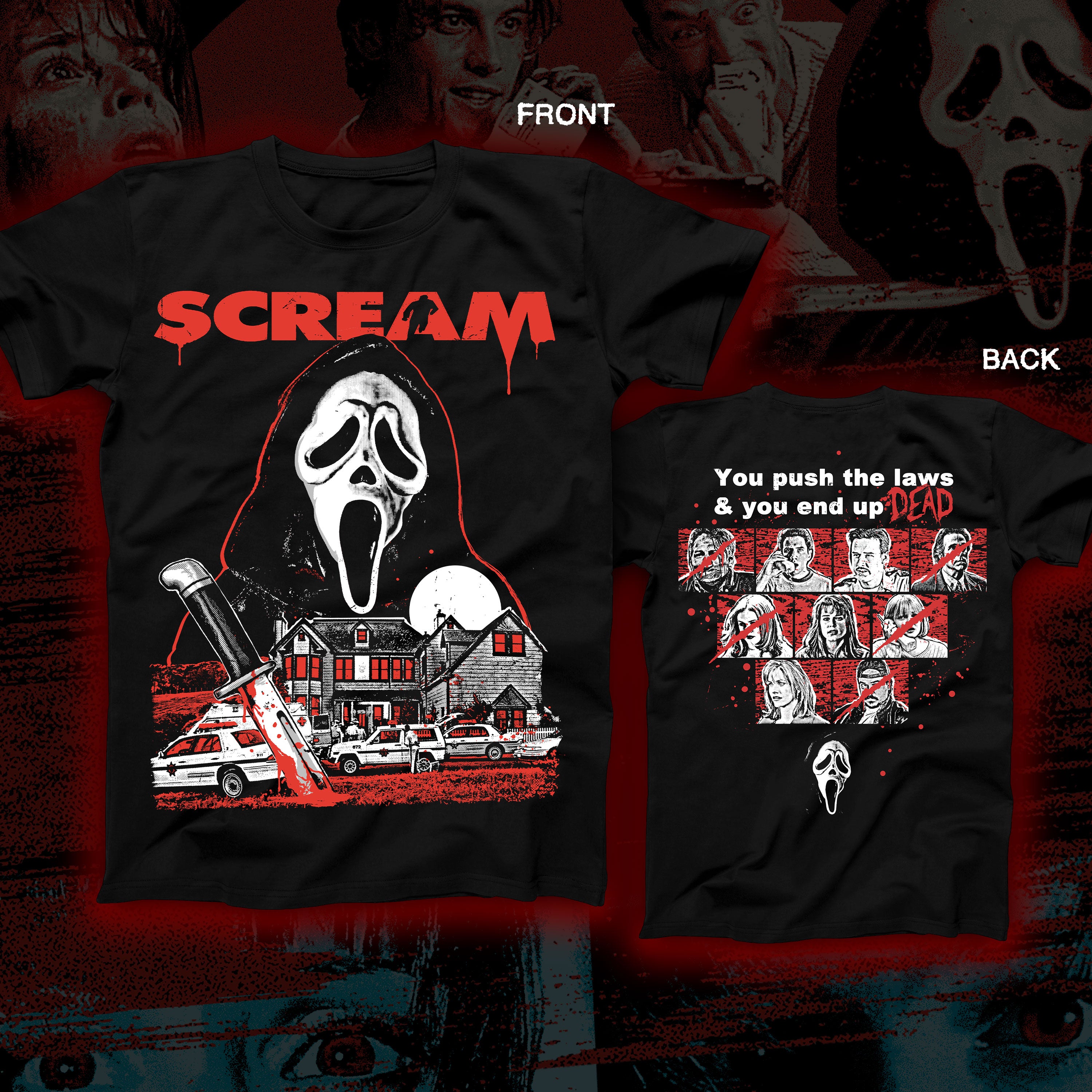 PRE-ORDER: The Woodsboro Murders – Regular tee