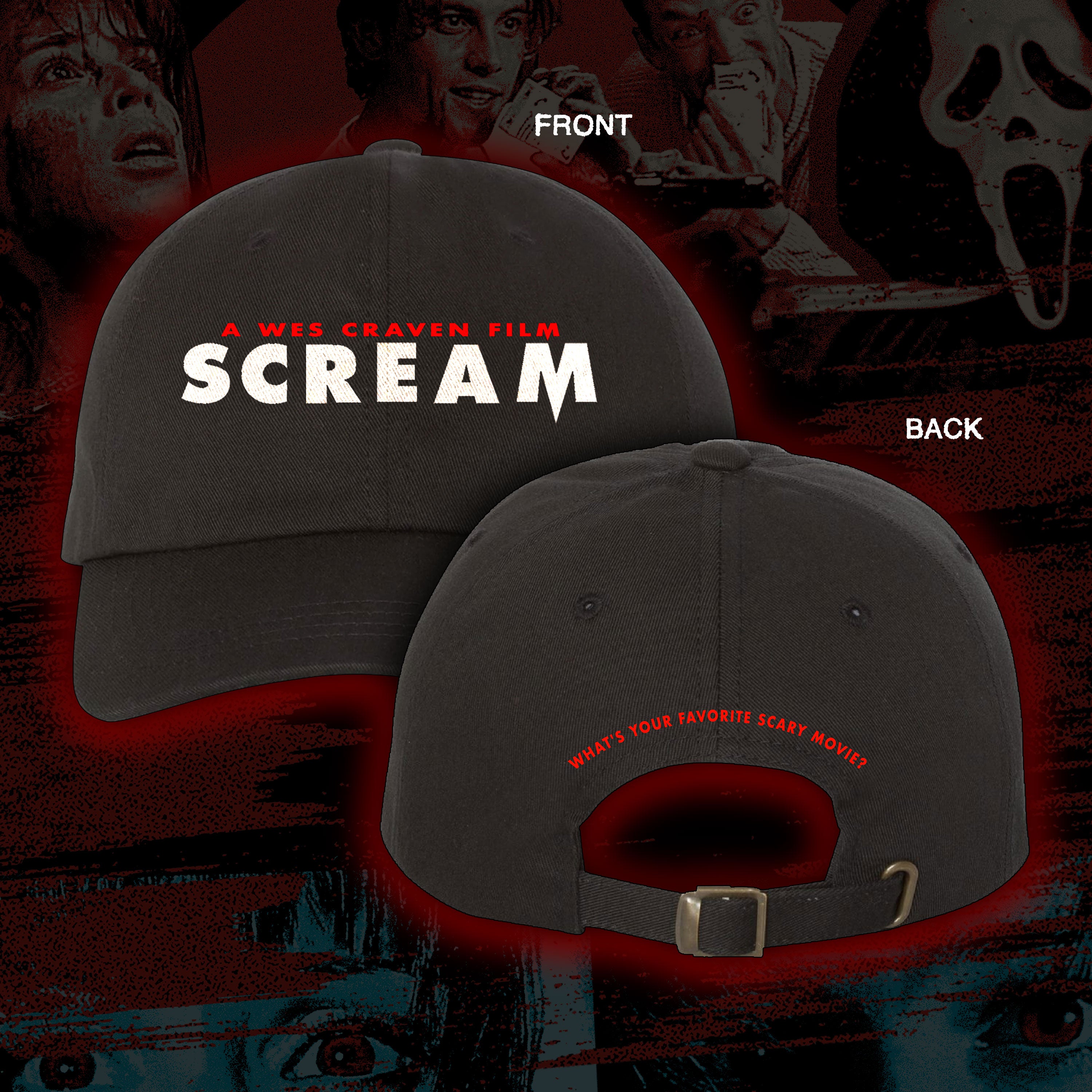 PRE-ORDER: The Woodsboro Murders – Embroidered hat