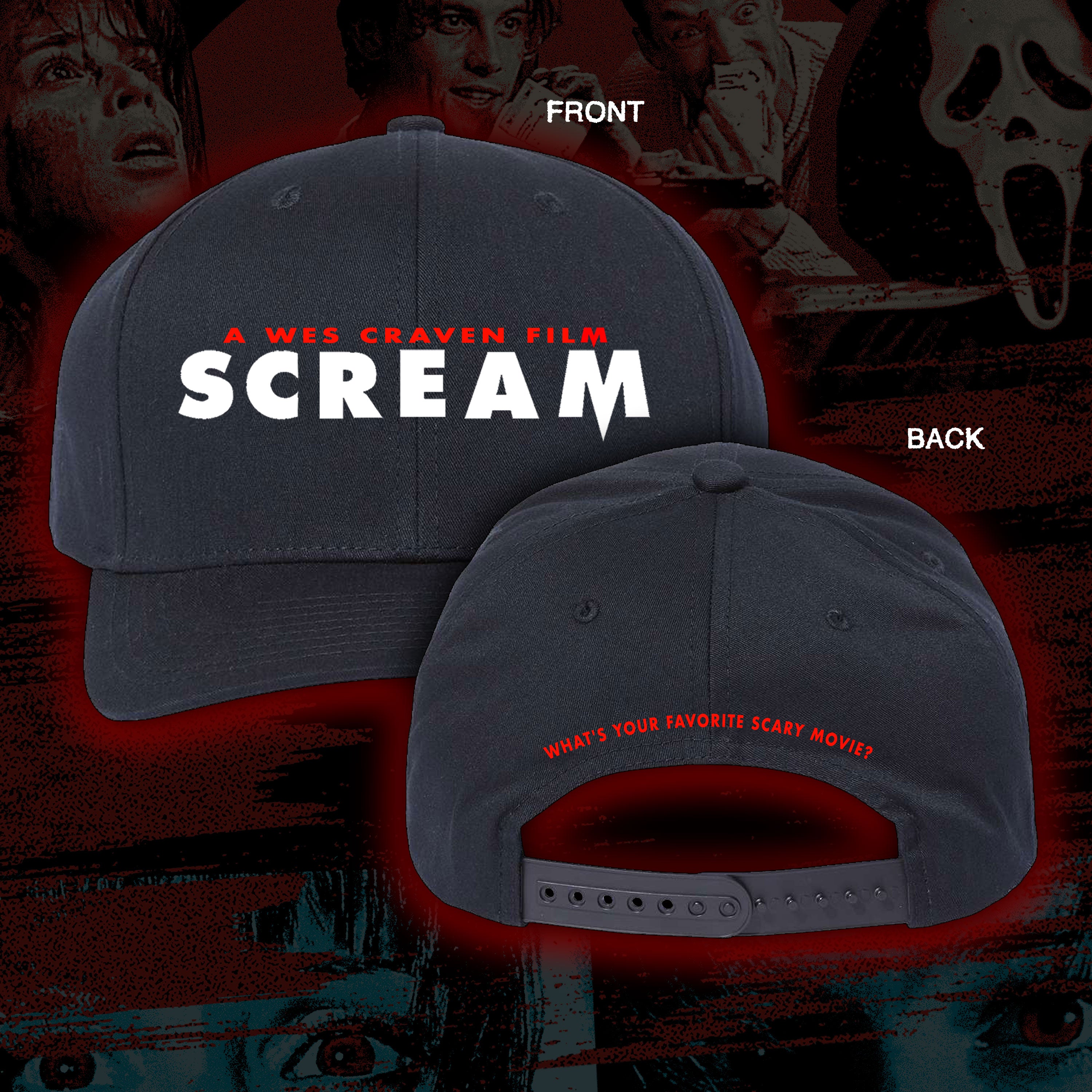 PRE-ORDER: The Woodsboro Murders – Embroidered Snapback