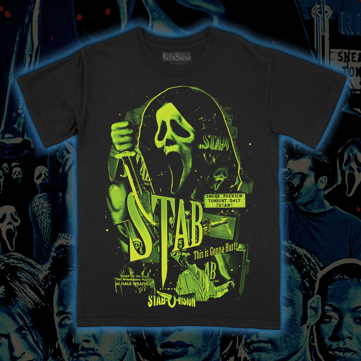 PRE-ORDER: Stab-O-Vision – Premium tee