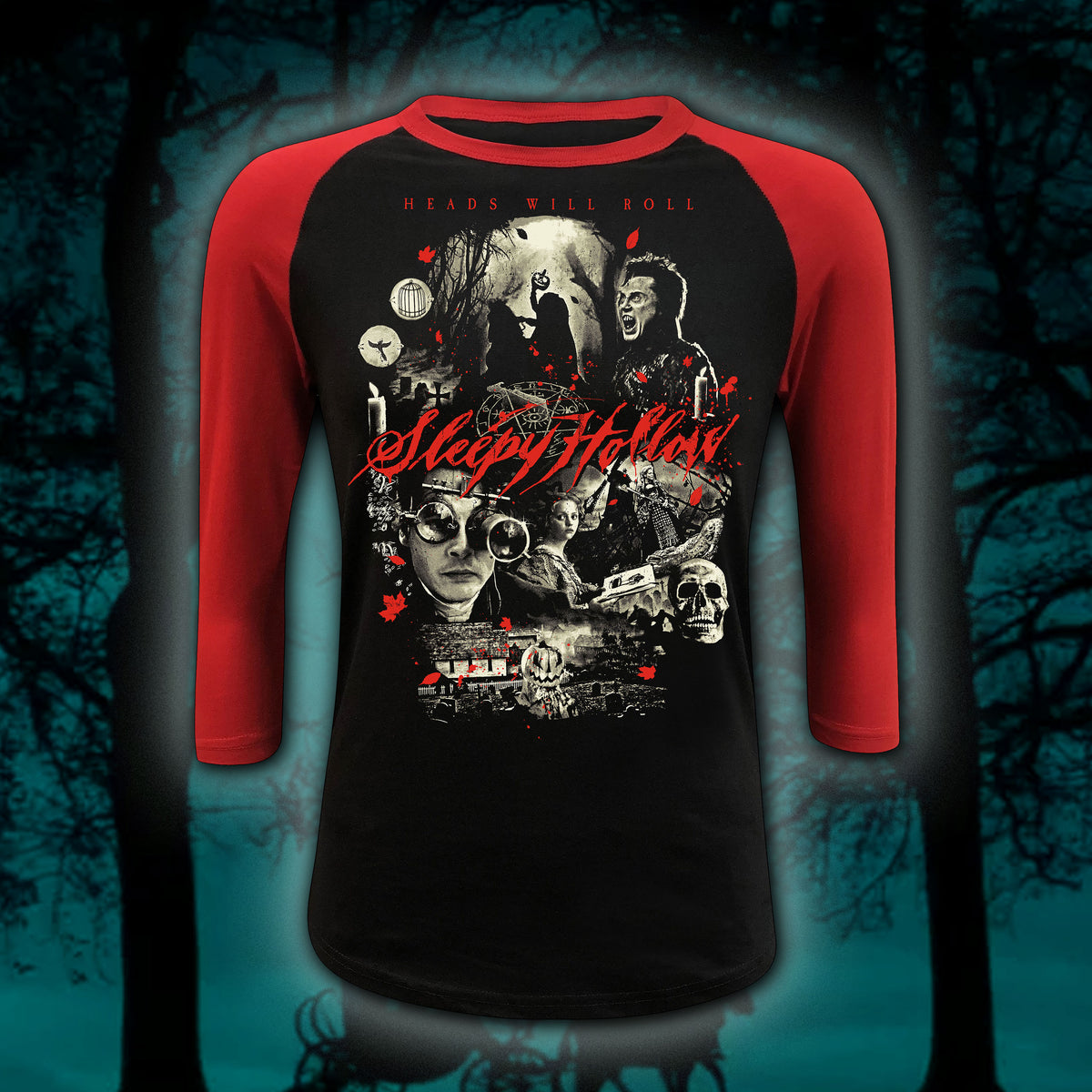PRE-ORDER: Sleepy Hollow – Baseball tee