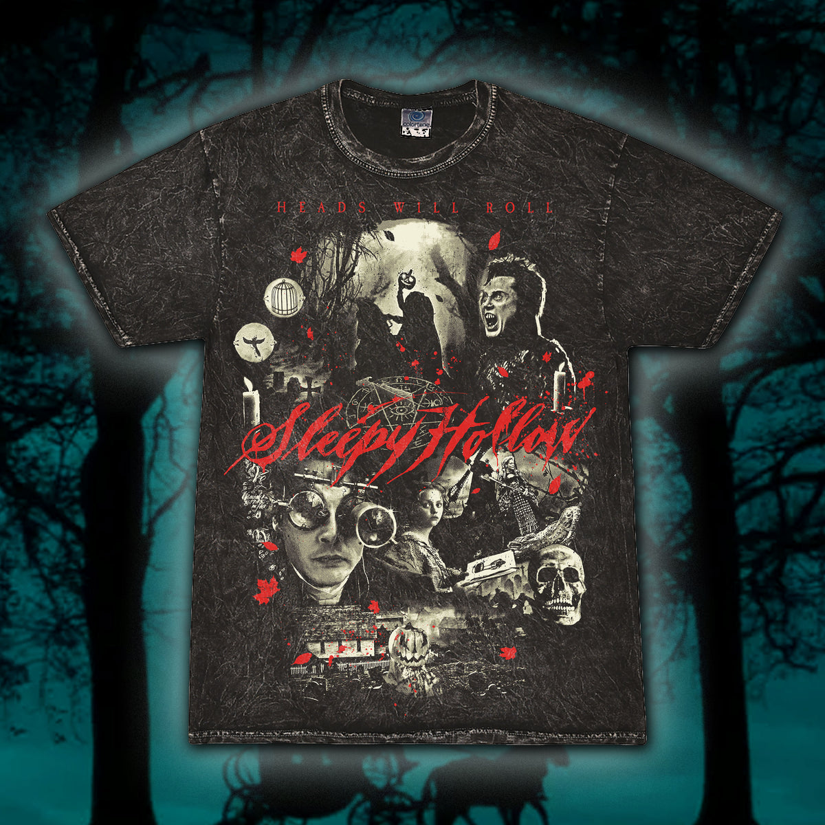 PRE-ORDER: Sleepy Hollow “Heads Will Roll” Tie dye