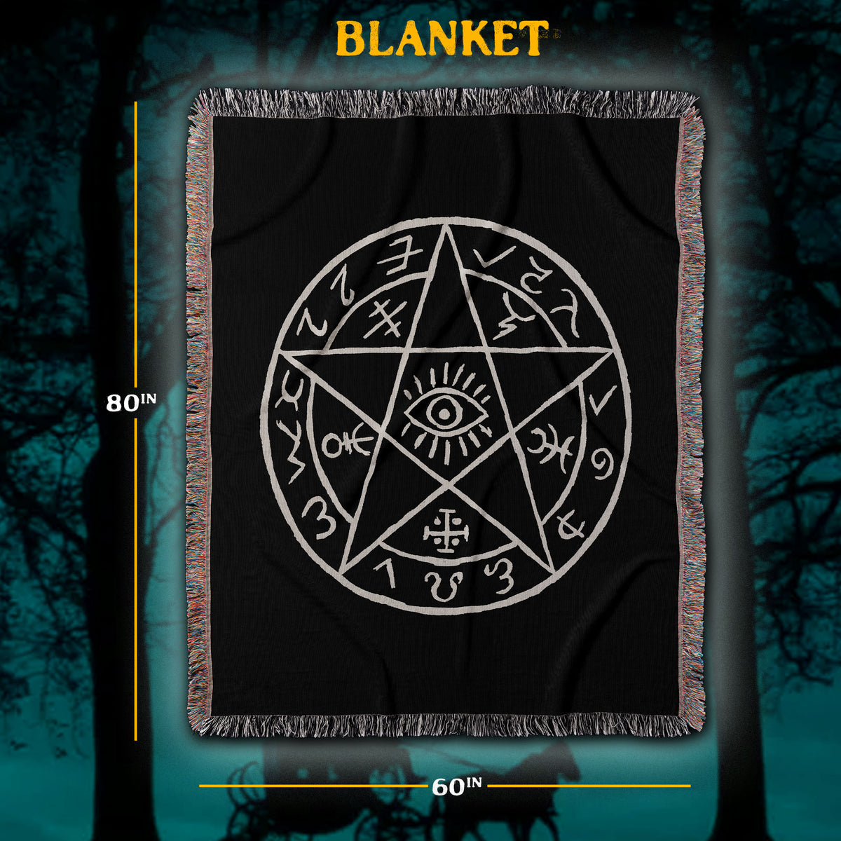 PRE-ORDER: Sleepy Hollow - 60” x 80” Woven Blanket