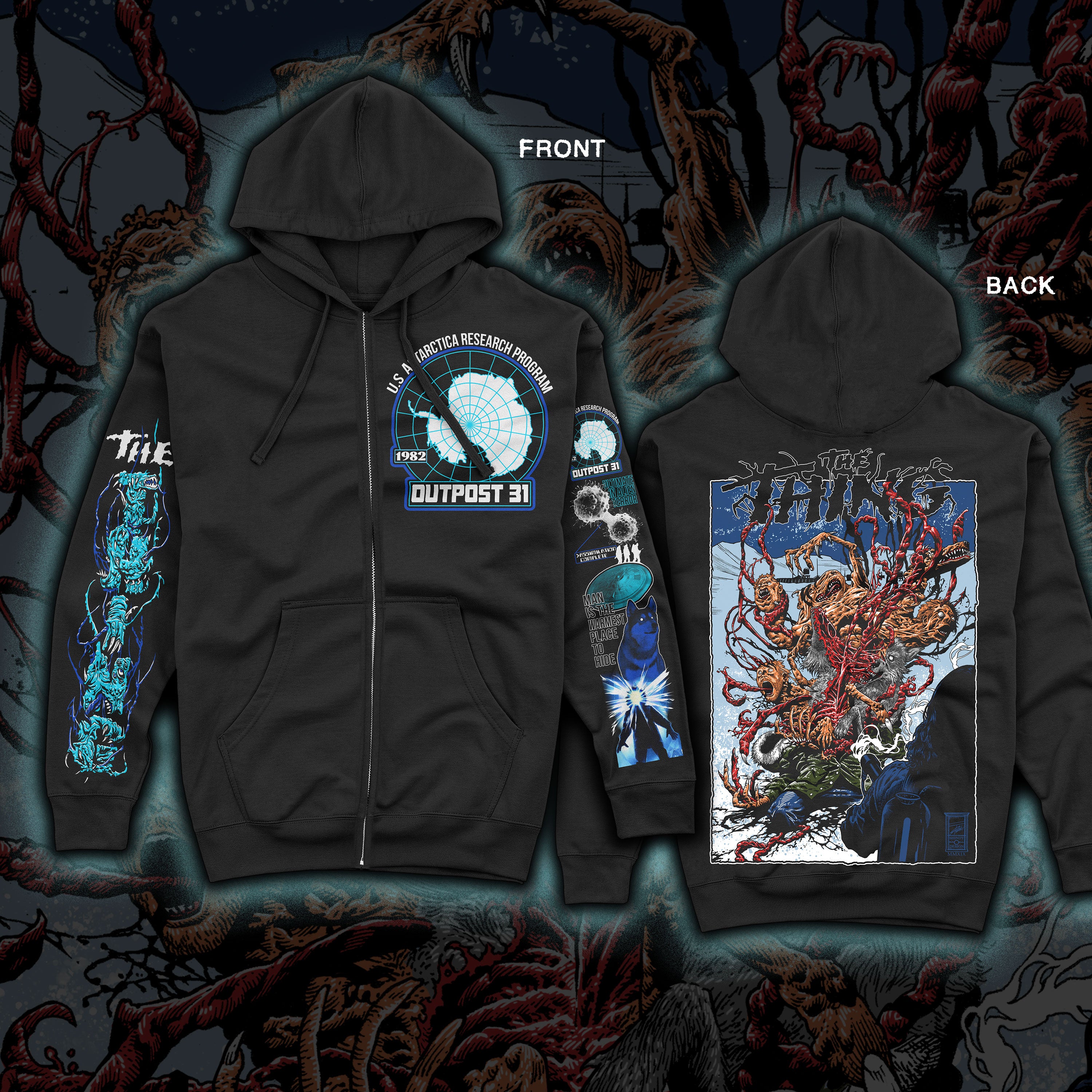 The Thing - Zip Up Hoodie
