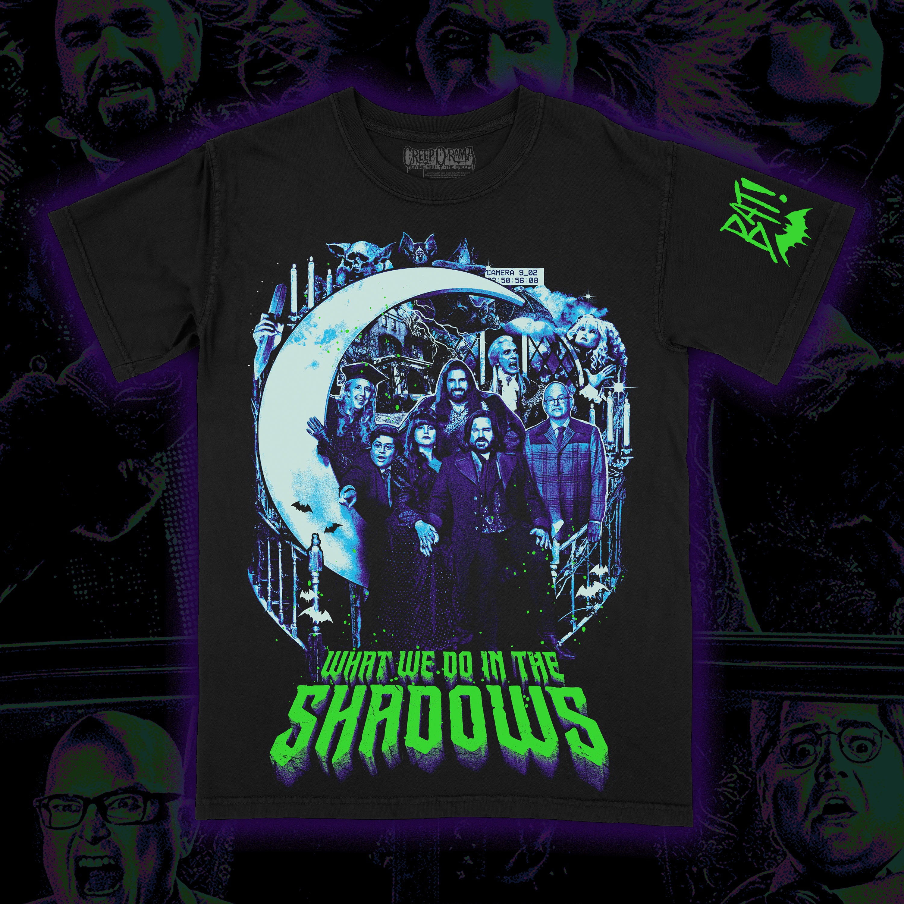 What We Do in the Shadows “BAT!” Premium tee
