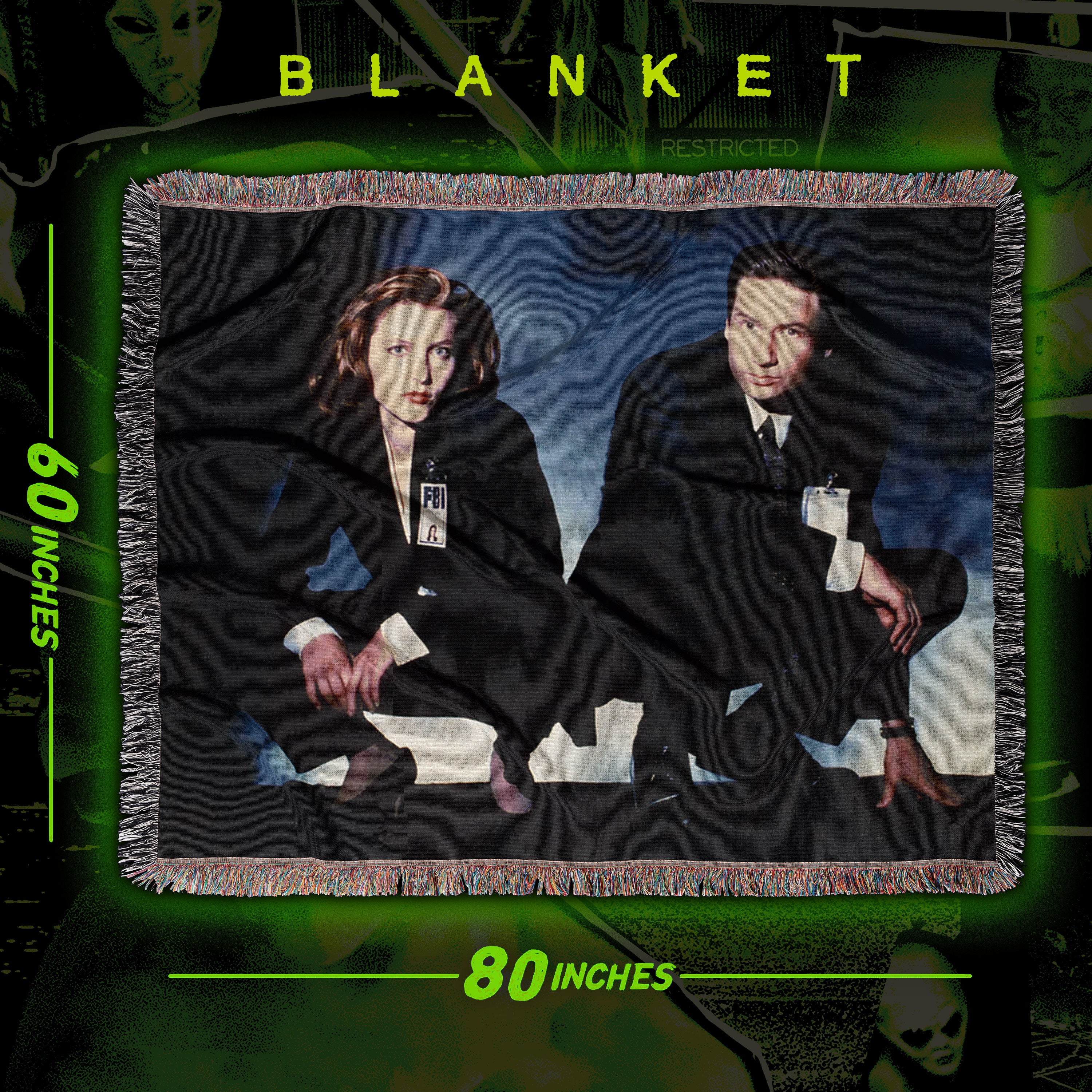 The X-Files – 60” x 80” Woven Blanket