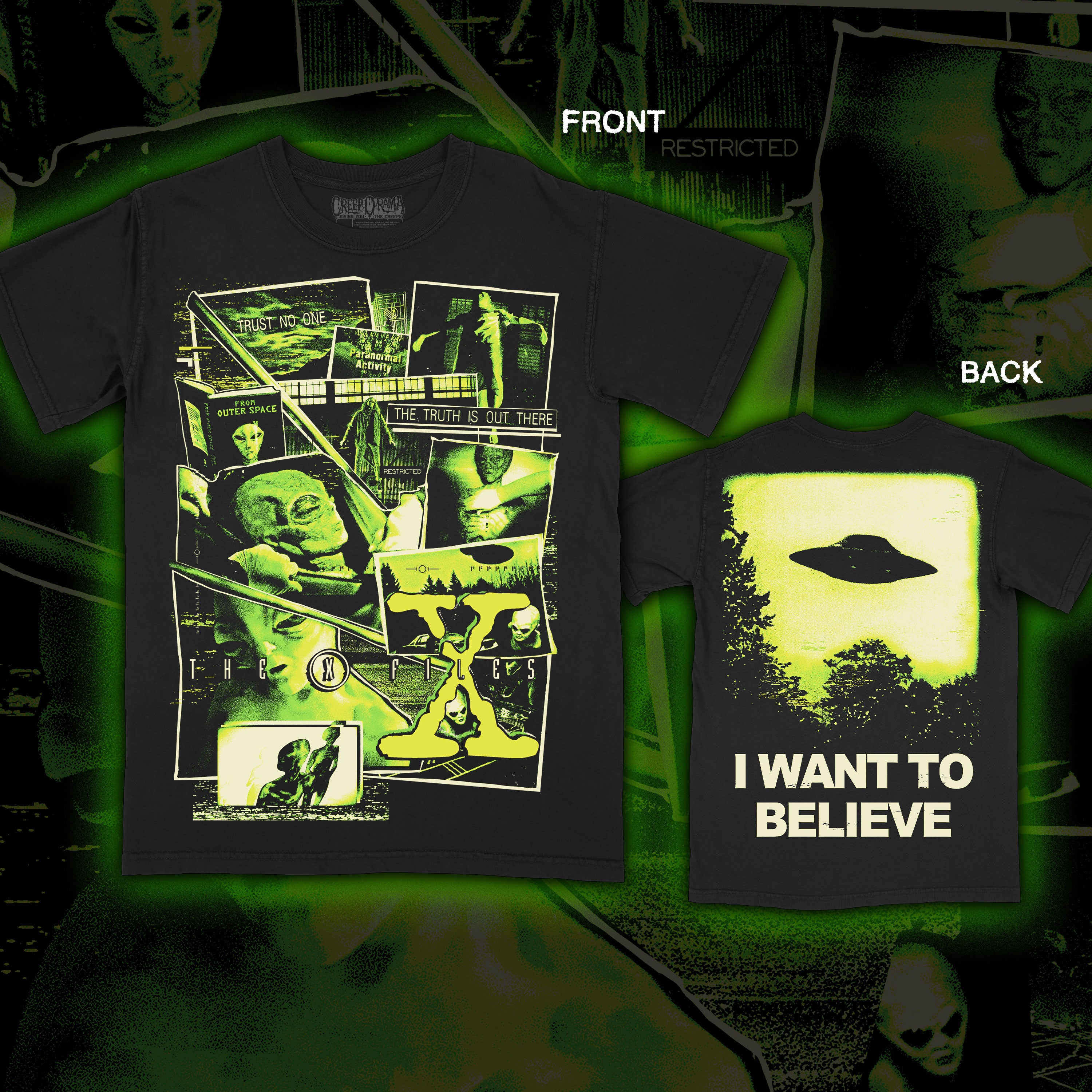 The X-Files “I Want to Believe” Premium tee