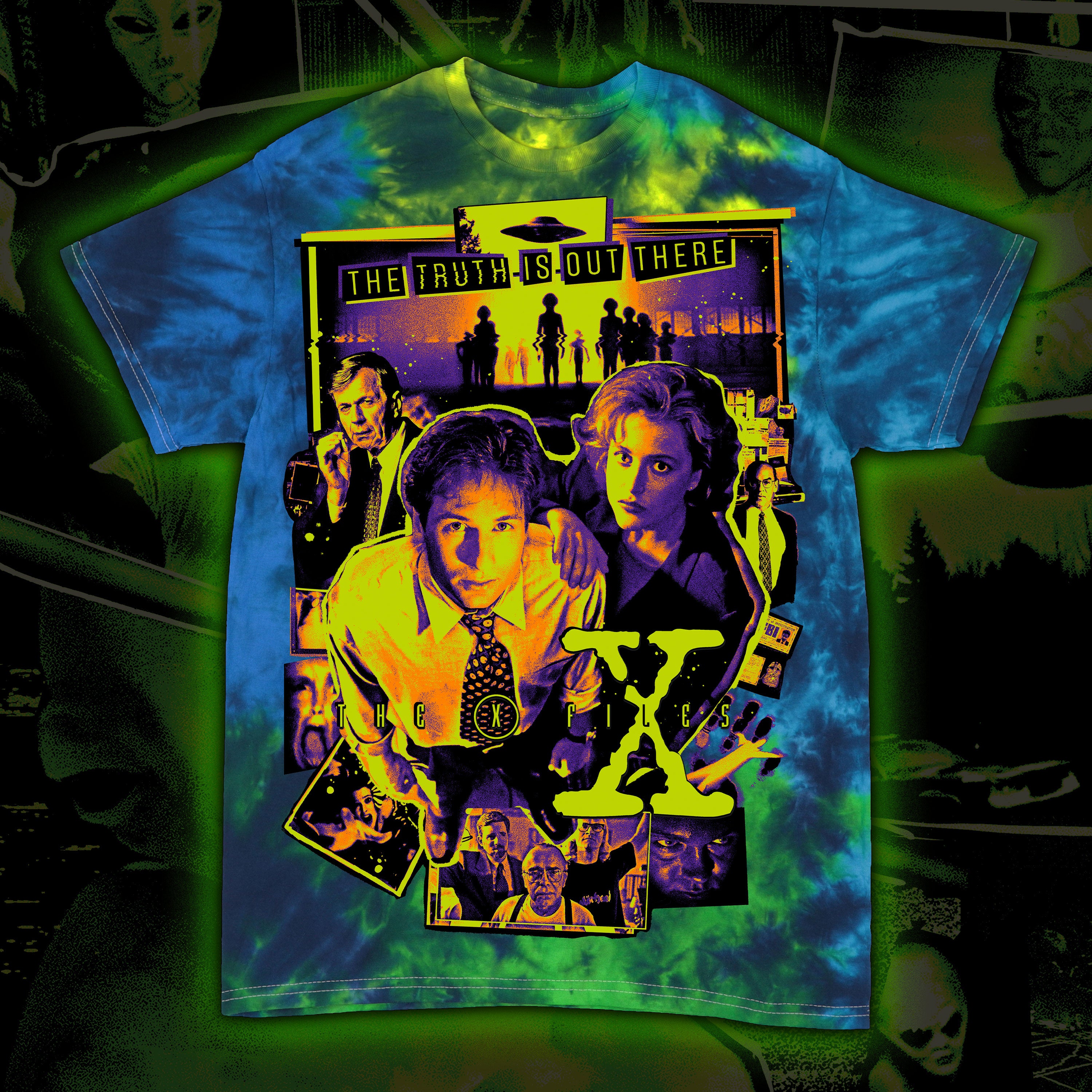 The X-Files “Trust No One” Tie dye