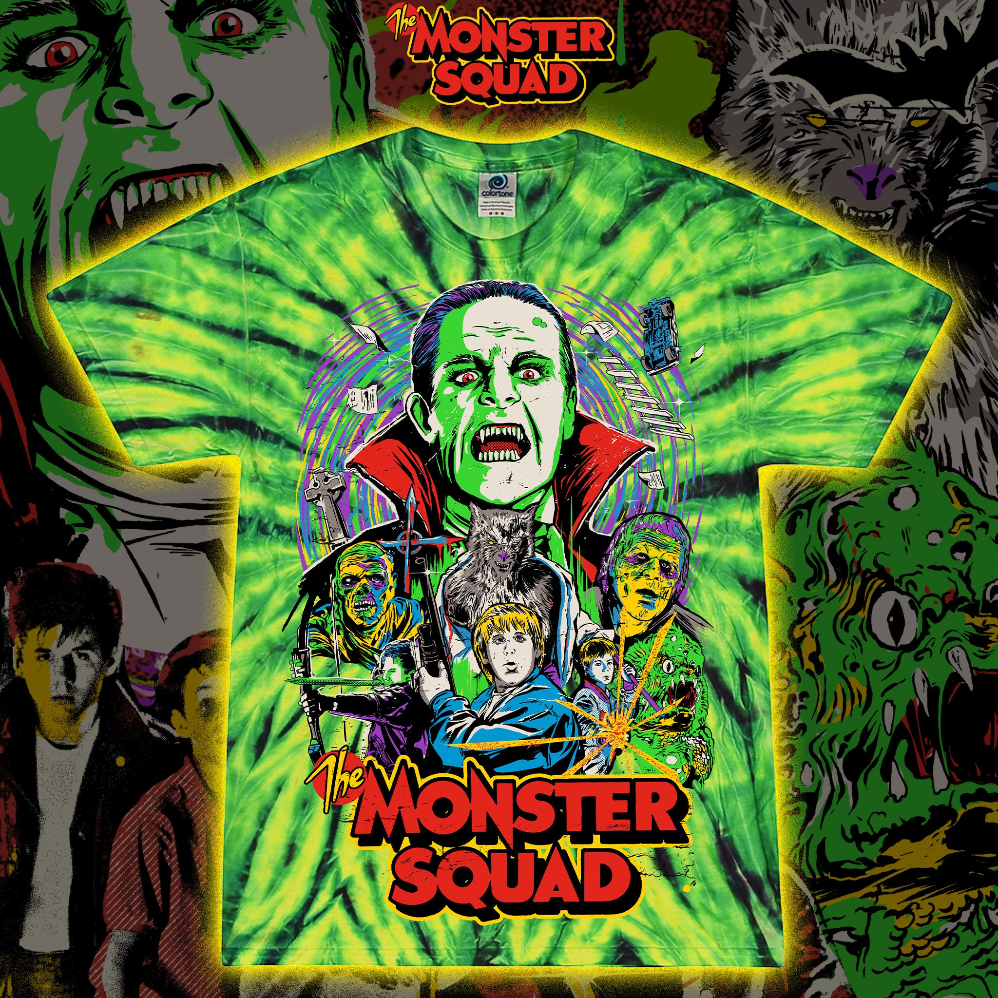 The Monster Squad "Eternal Evil" Tie dye