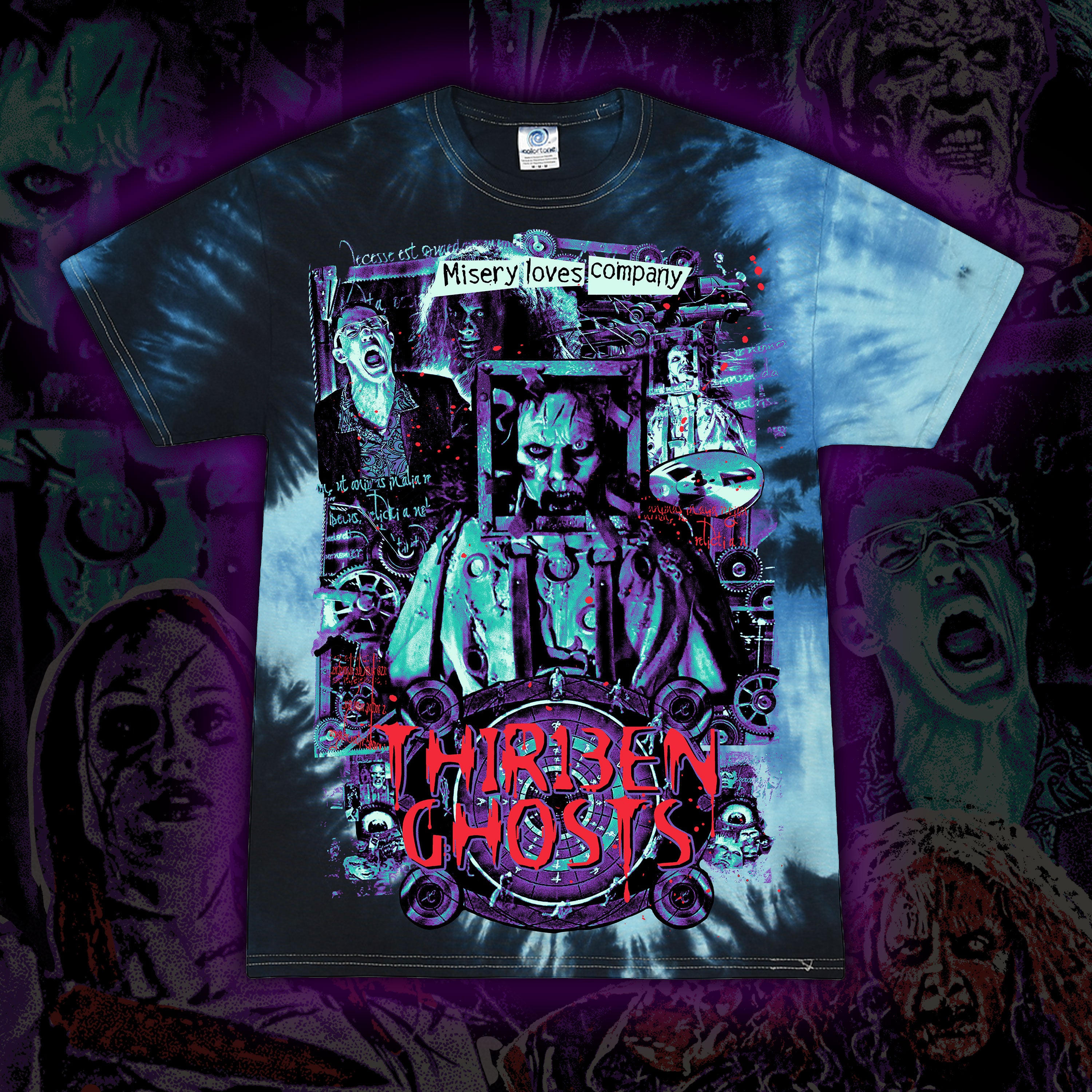 PRE-ORDER: THIR13EN GHOSTS “Misery Loves Company” Tie dye