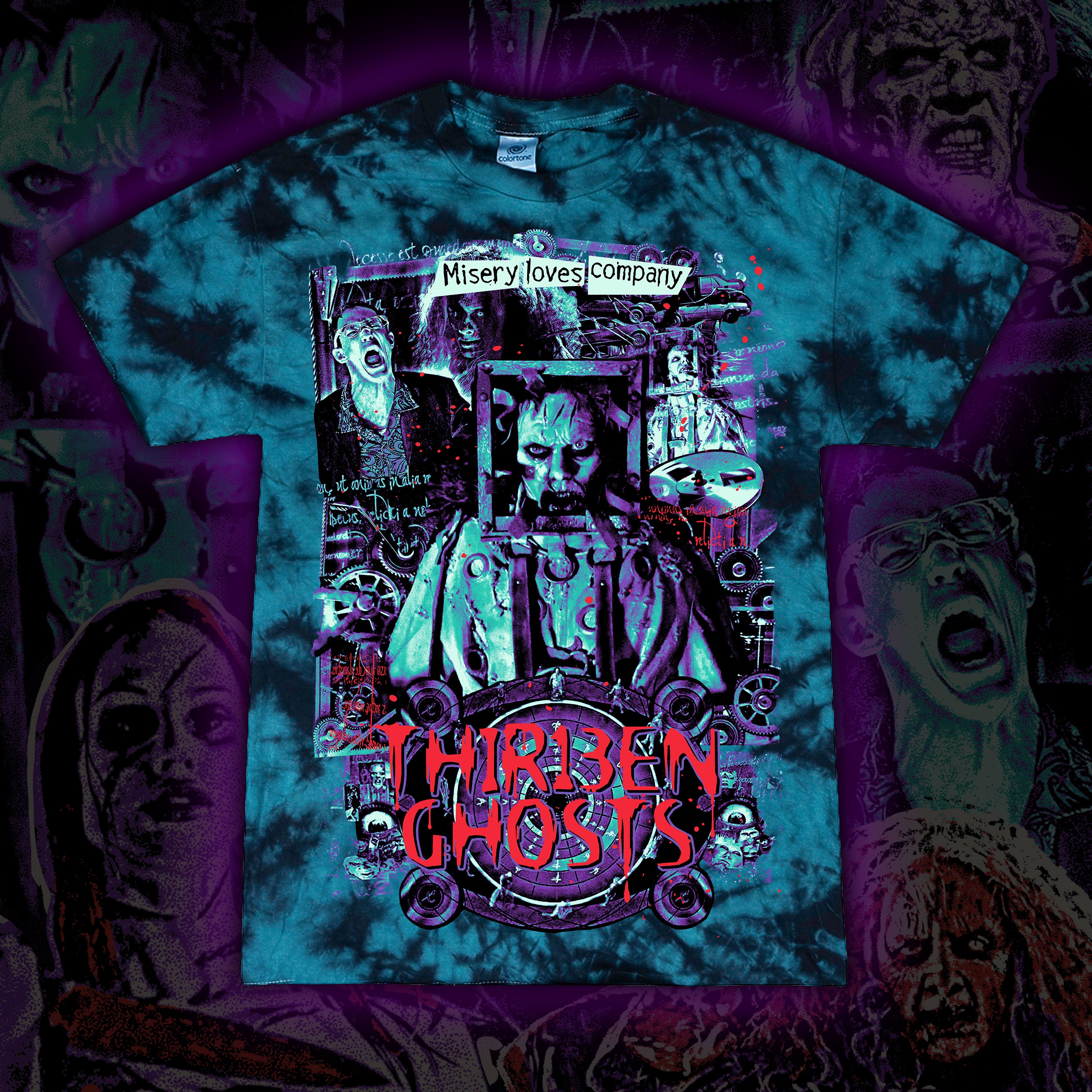 PRE-ORDER: THIR13EN GHOSTS “Symbol of the Jackal” Tie dye